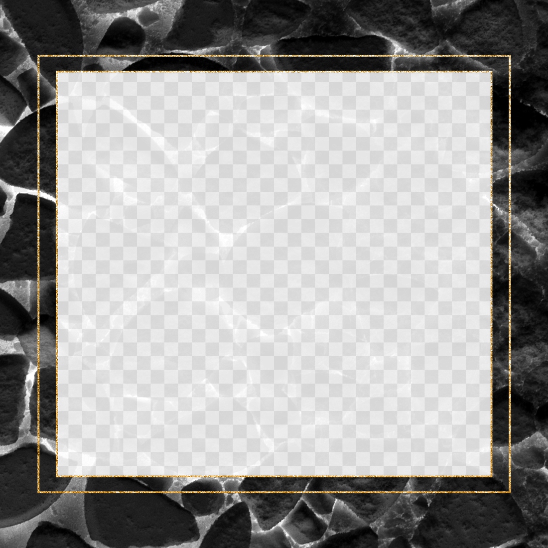 Black onyx granite square border | Free PNG - rawpixel