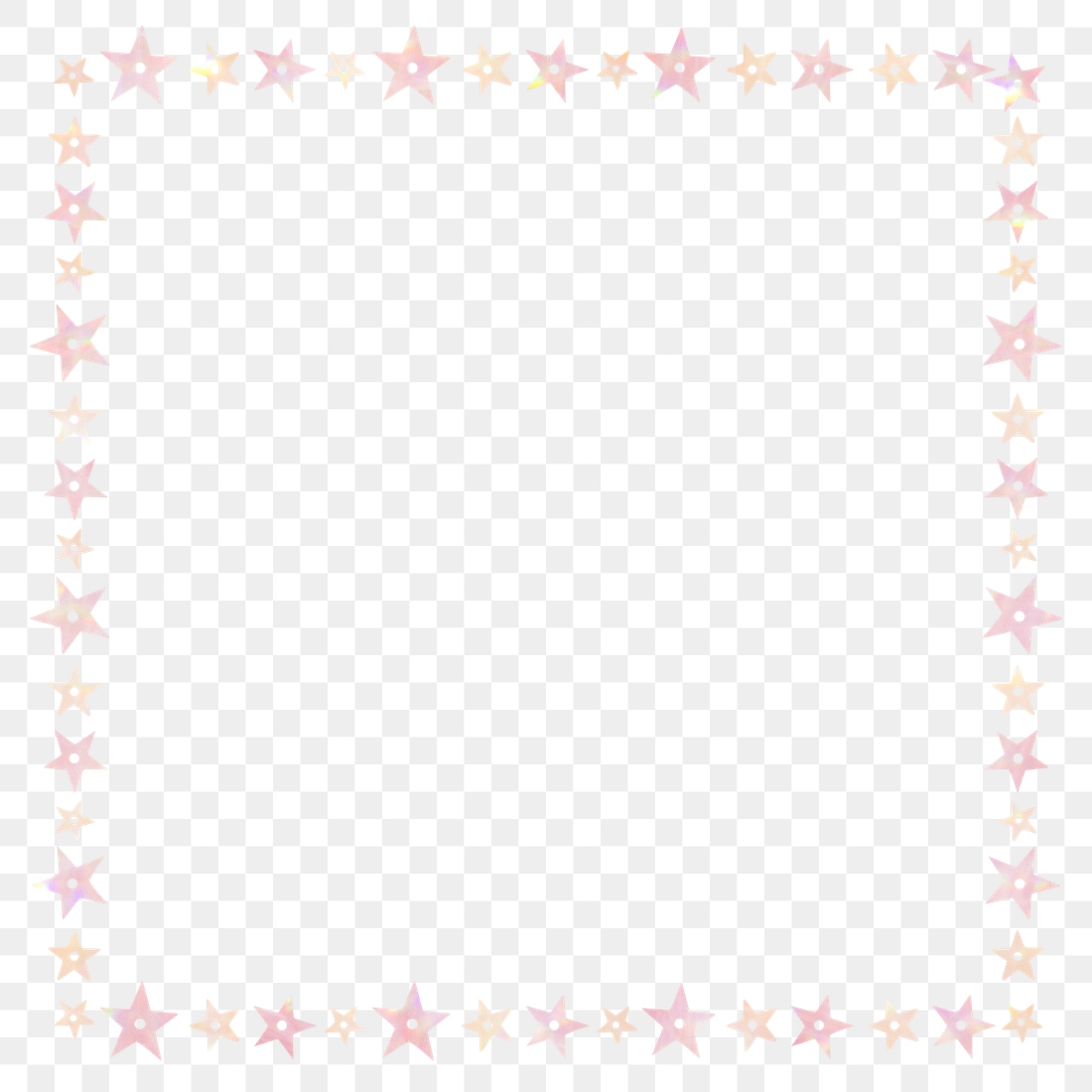 Gold sparkling star square border | Free PNG - rawpixel