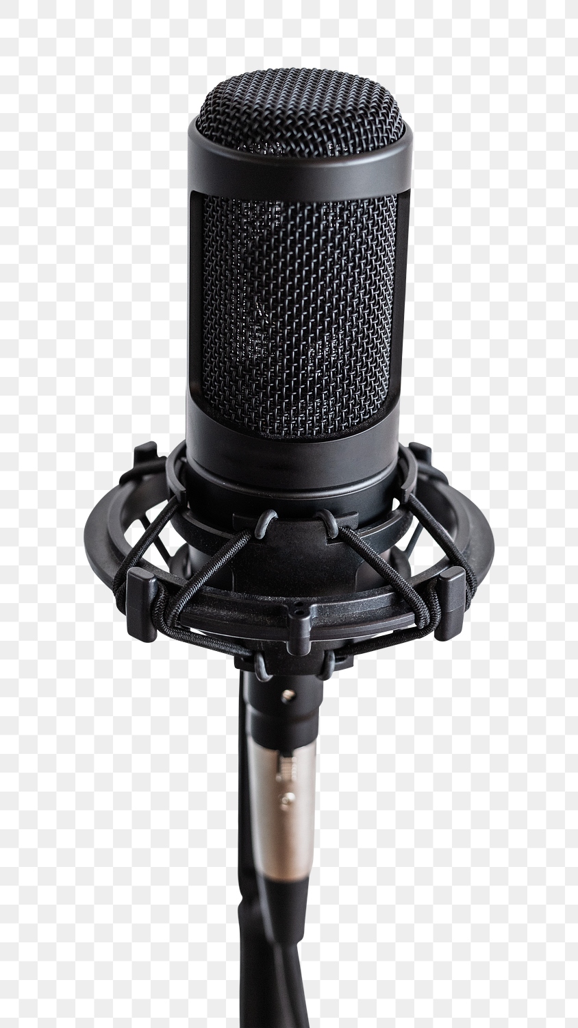 Professional condenser microphone studio | Premium PNG Sticker - rawpixel