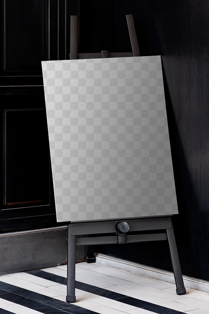 Easel sign png mockup canvas | Premium PNG - rawpixel