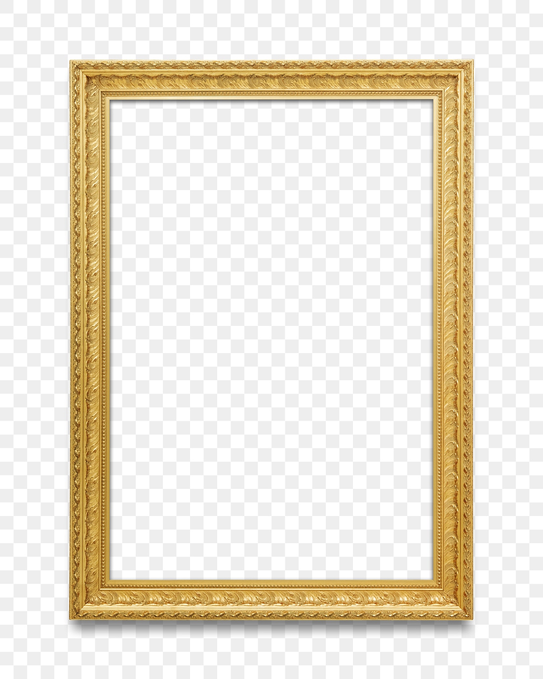 Gold picture frame transparent png | Premium PNG - rawpixel