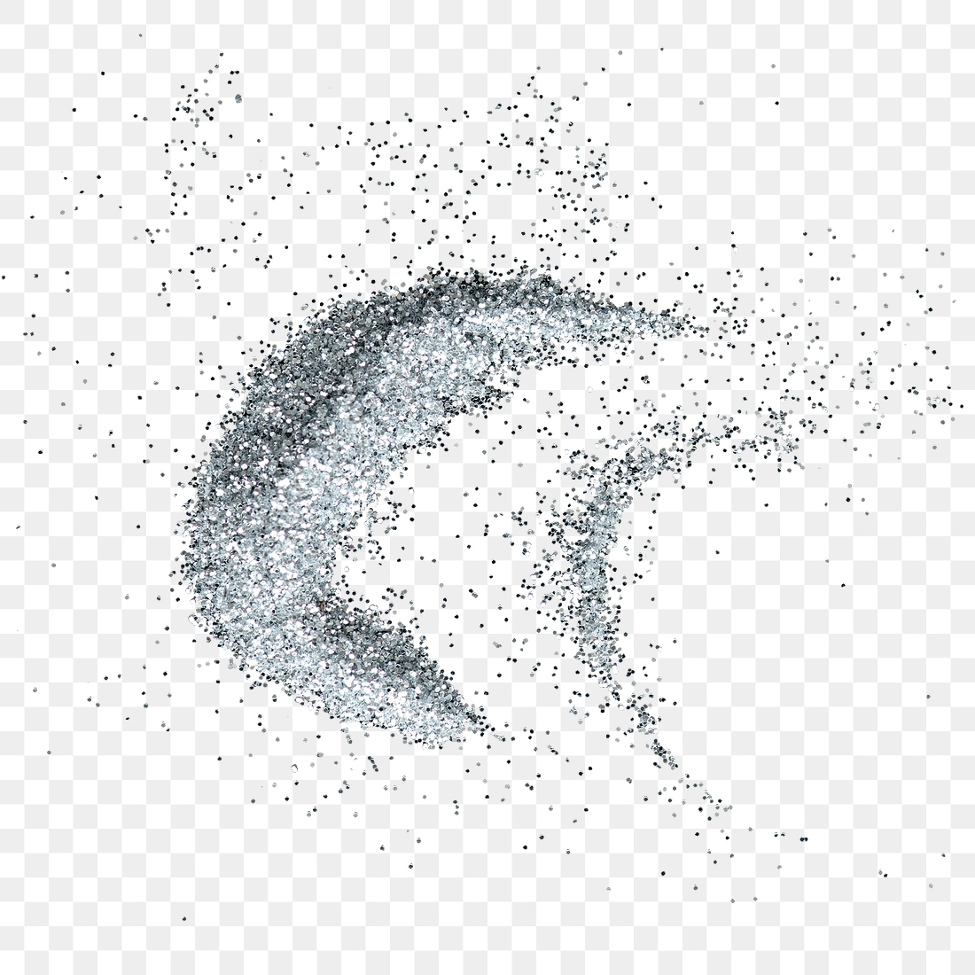 Dusty silver particles pattern background | Premium PNG Sticker - rawpixel