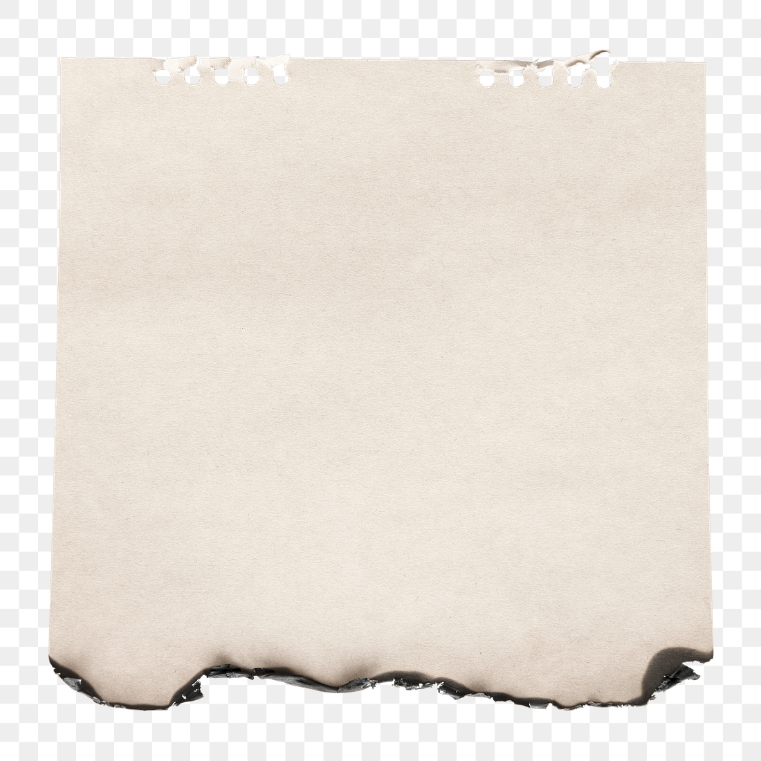 Ripped note png paper, beige | Premium PNG Sticker - rawpixel