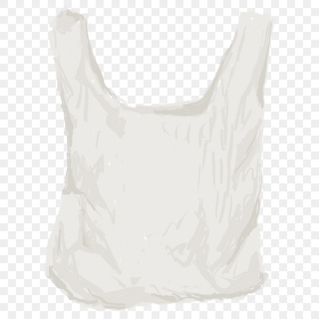 White plastic bag element transparent | Premium PNG Sticker - rawpixel