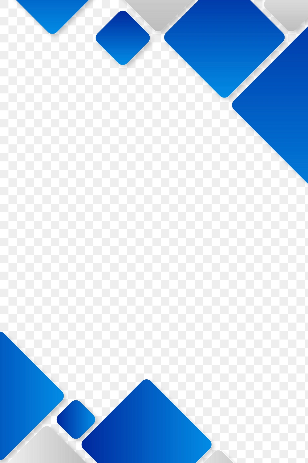 Blue geometric template design element | Premium PNG - rawpixel