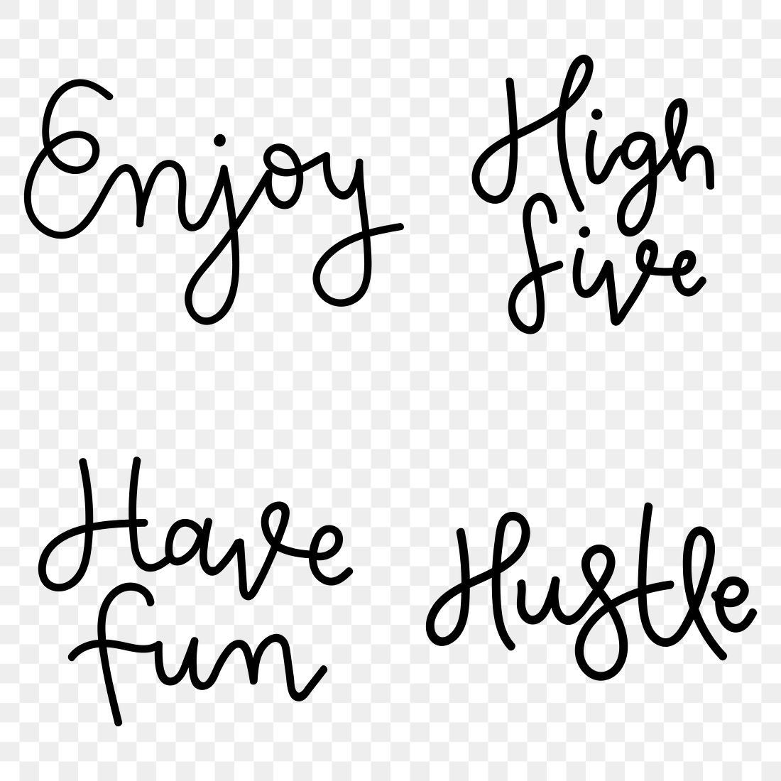 Png cursive fun words typography | Premium PNG - rawpixel