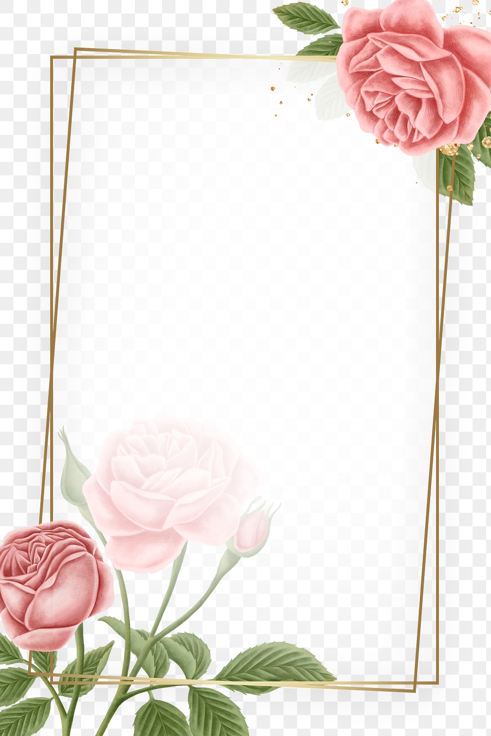 Red rose frame transparent png | Premium PNG - rawpixel