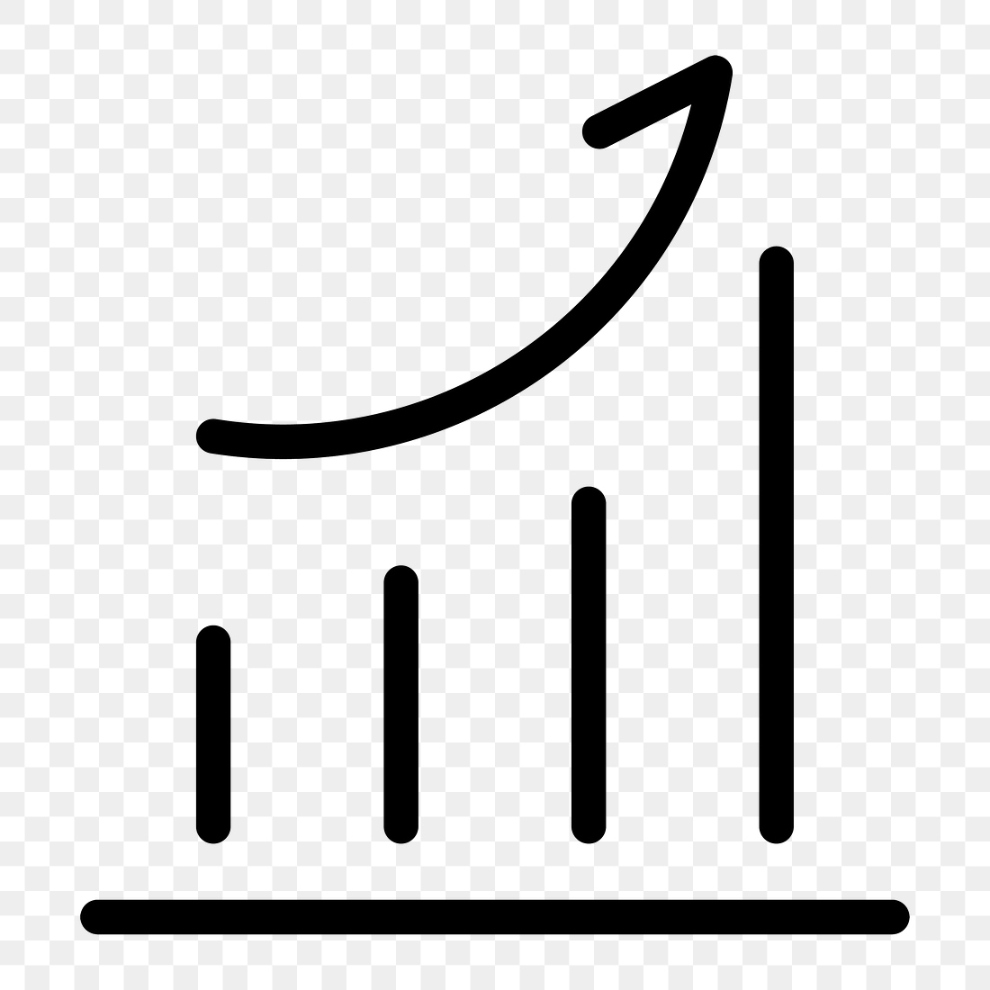 Png growth graph business icon | Free Icons Sticker - rawpixel