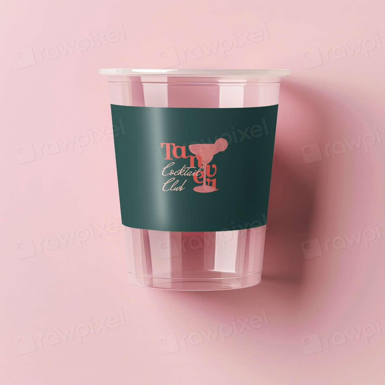 Plastic cup sleeve mockup, editable | Free Mockup Generator - rawpixel