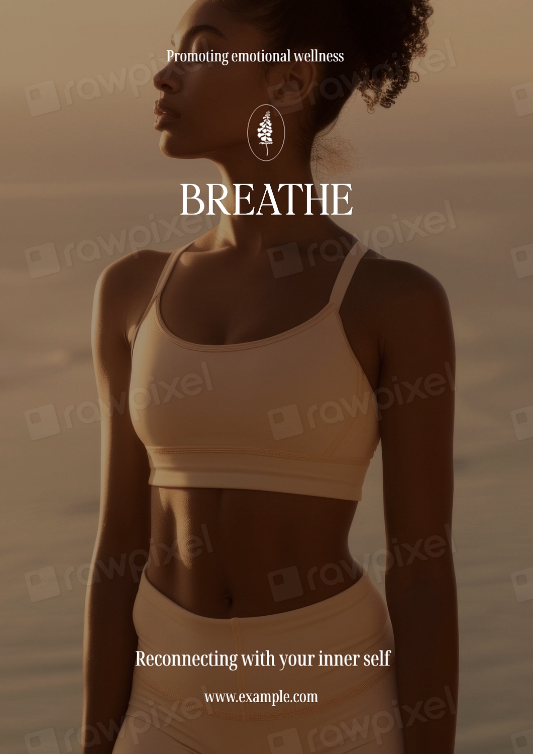 Breathe poster template | Premium Editable Template - rawpixel