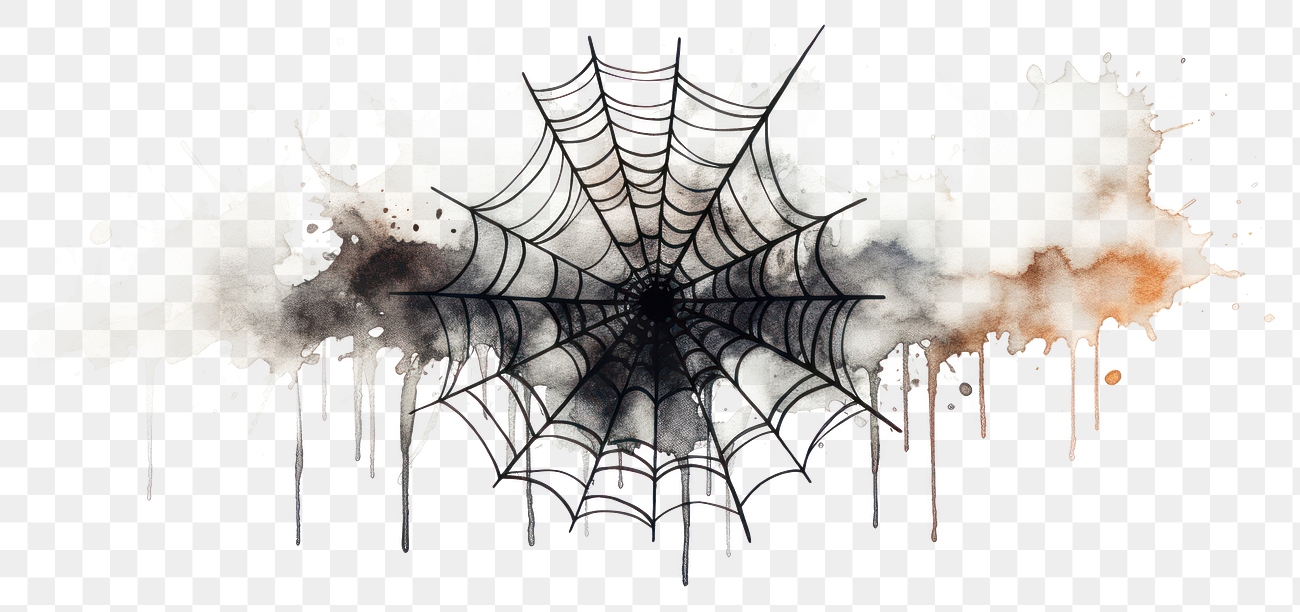 PNG Halloween cobweb white background Free PNG Illustration rawpixel