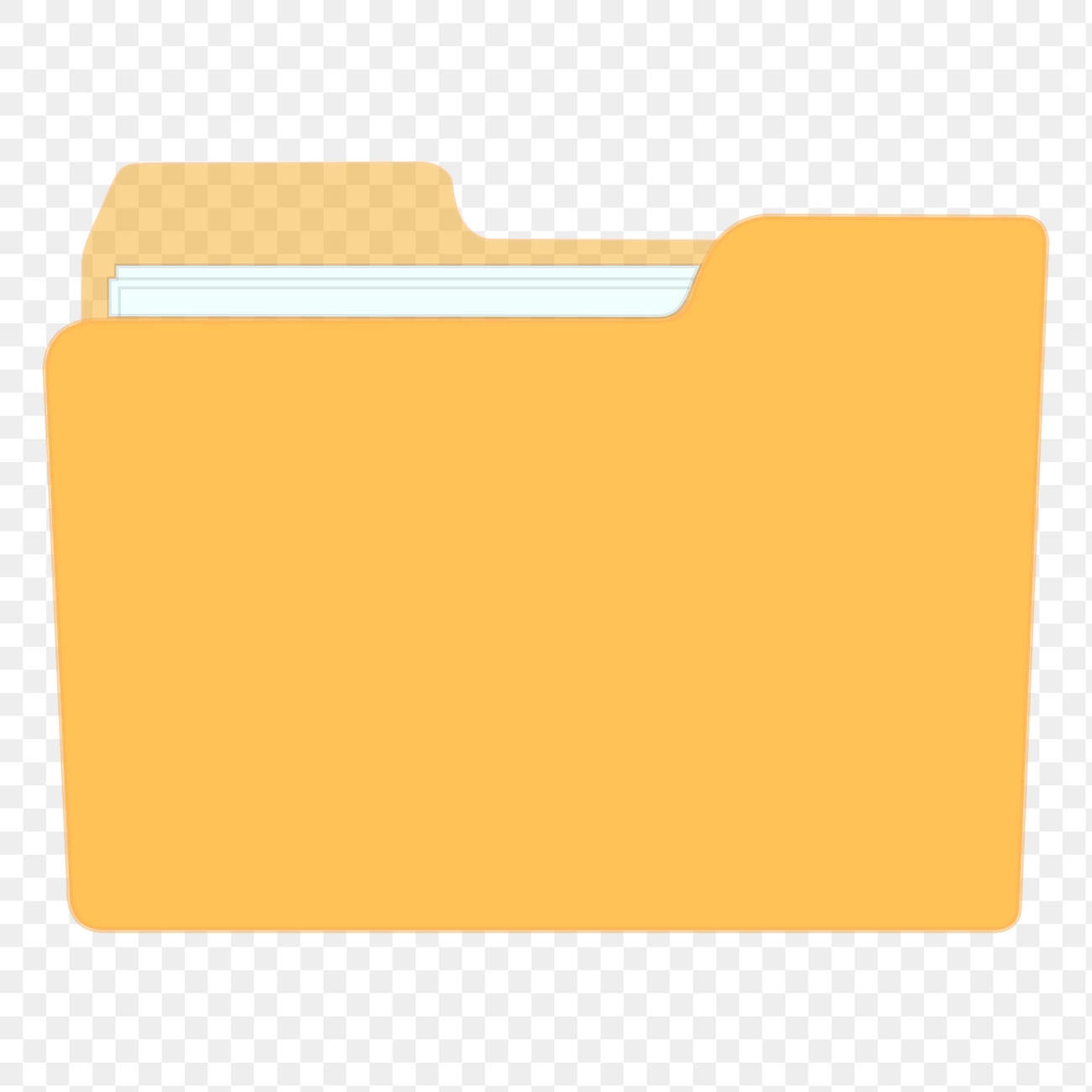 Yellow folder png sticker, stationery | Free PNG - rawpixel