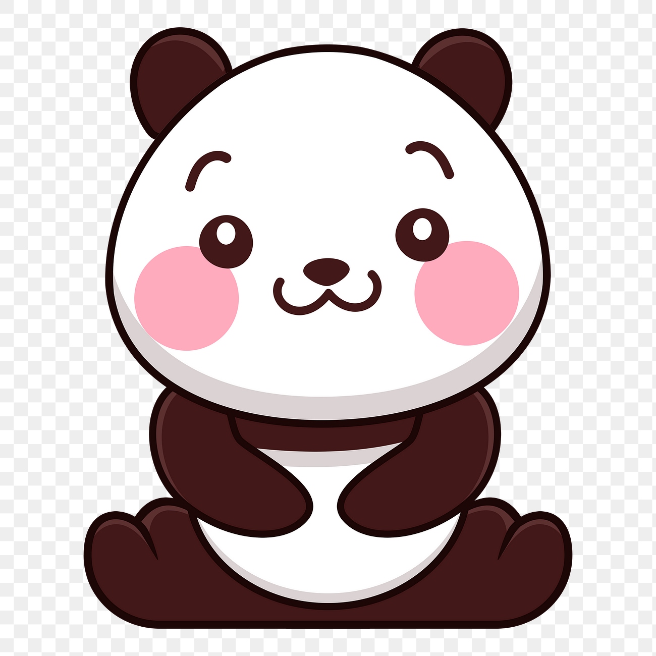 Cute panda png sticker, animal | Free PNG - rawpixel