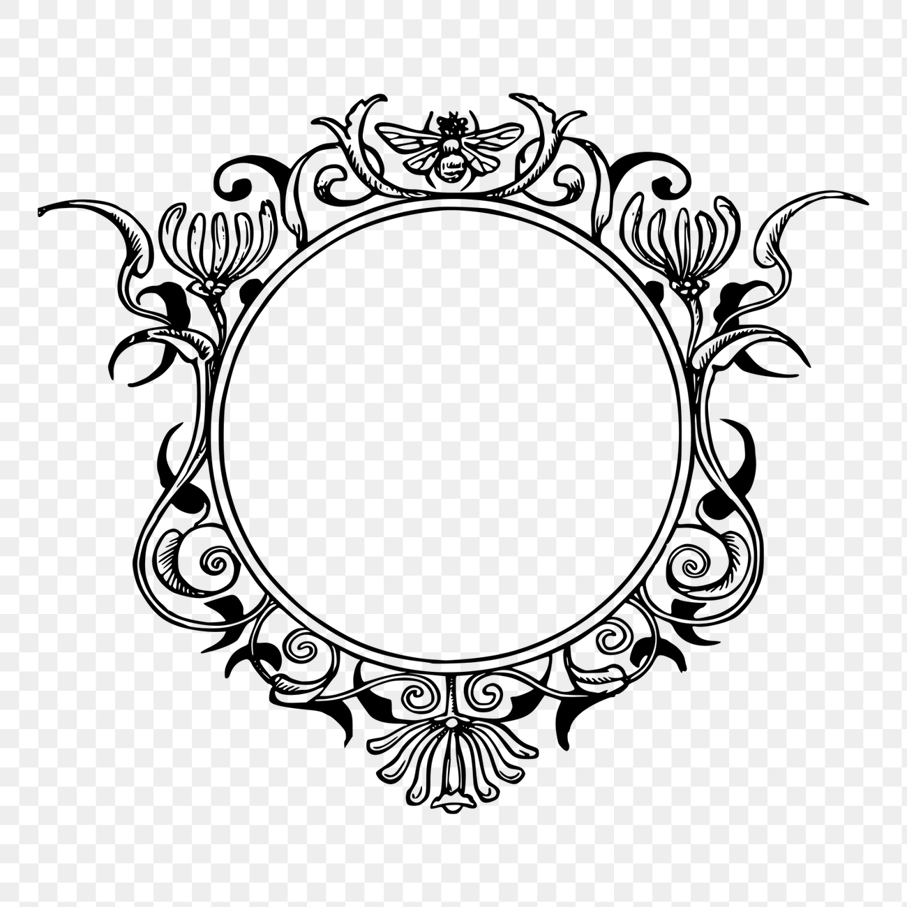 Decorative frame png sticker vintage | Free PNG - rawpixel