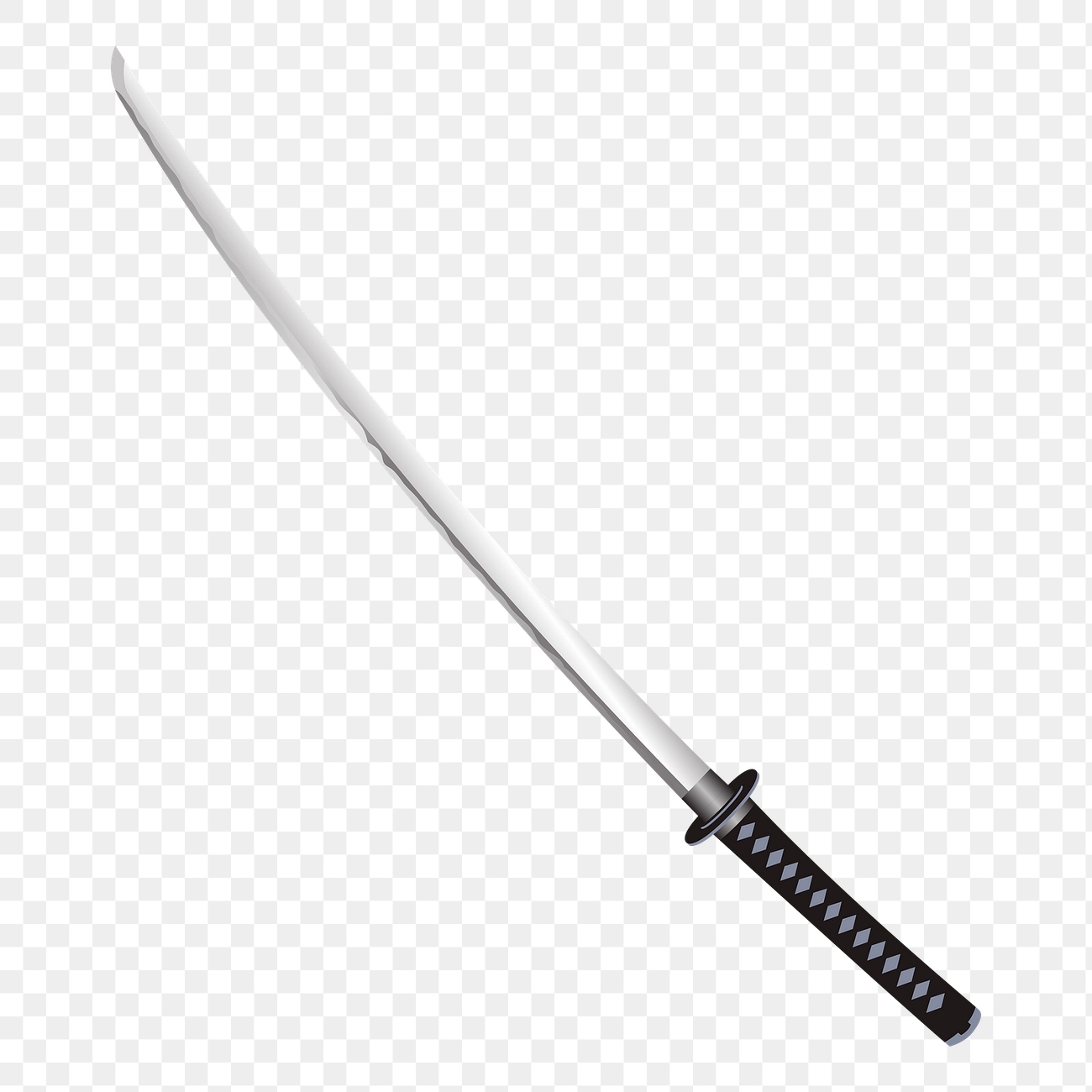 Samurai sword png sticker weapon | Free PNG - rawpixel