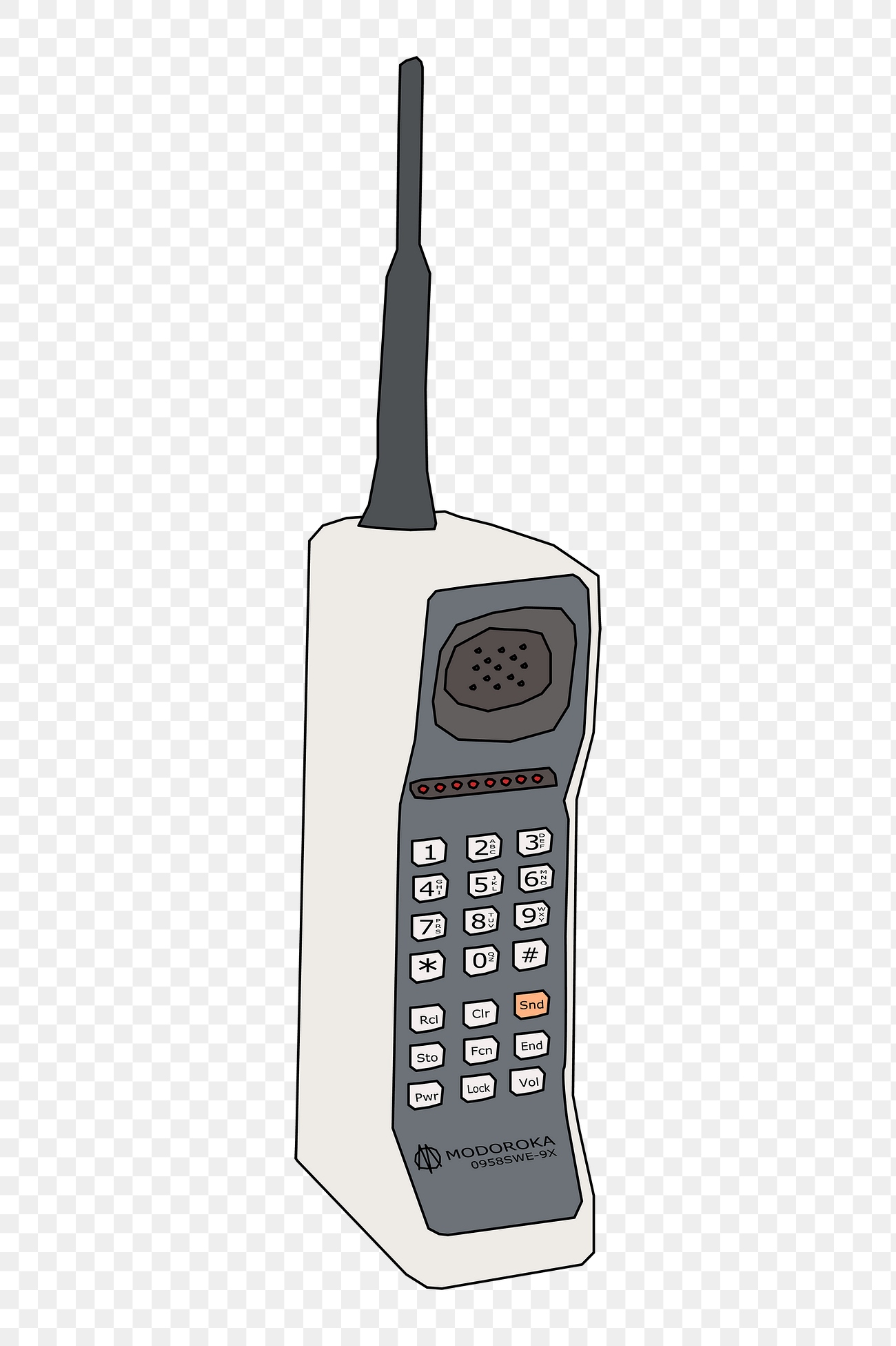 Retro brick cellphone png sticker | Free PNG - rawpixel