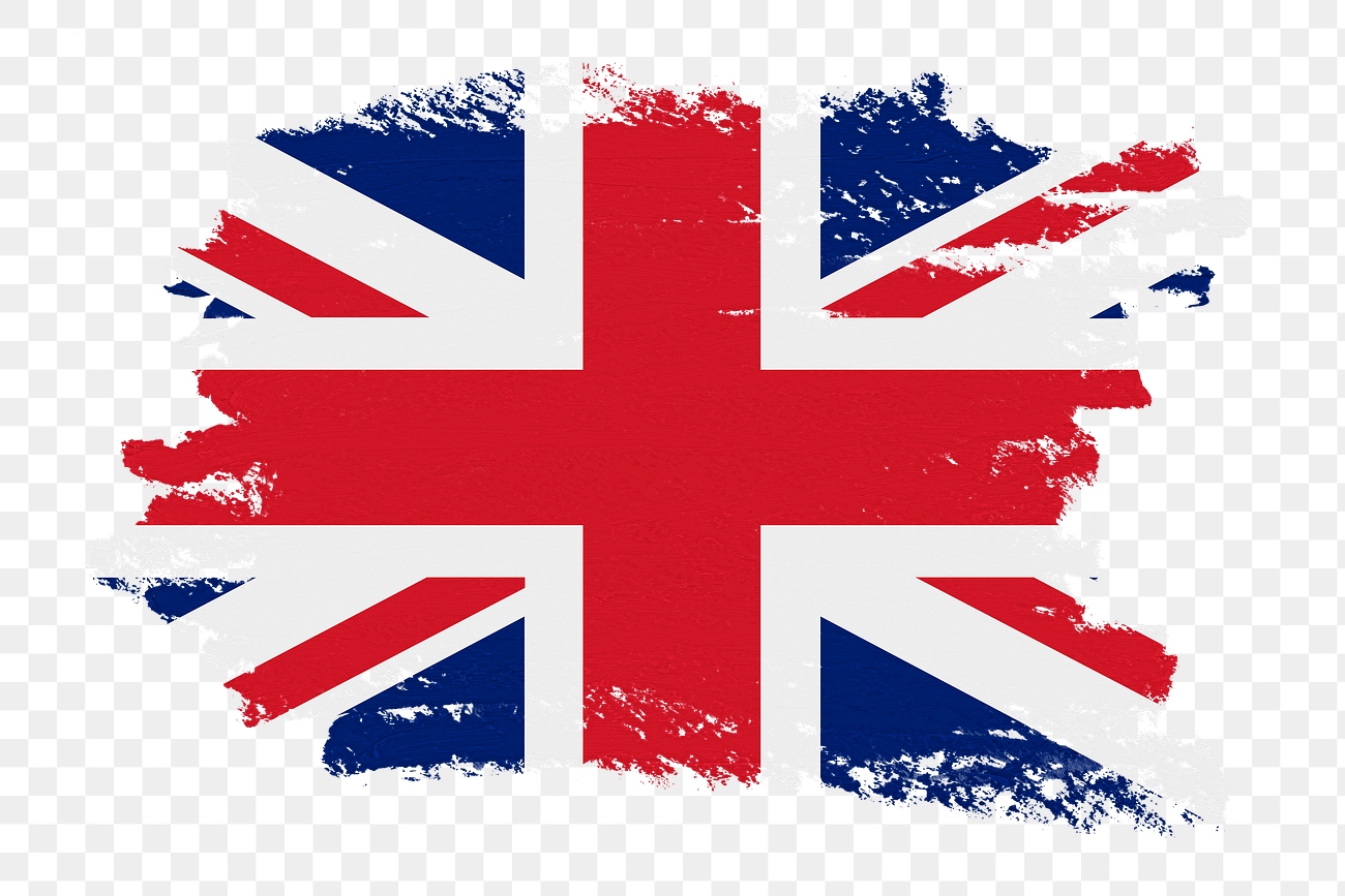 UK flag png sticker, paint Premium PNG rawpixel