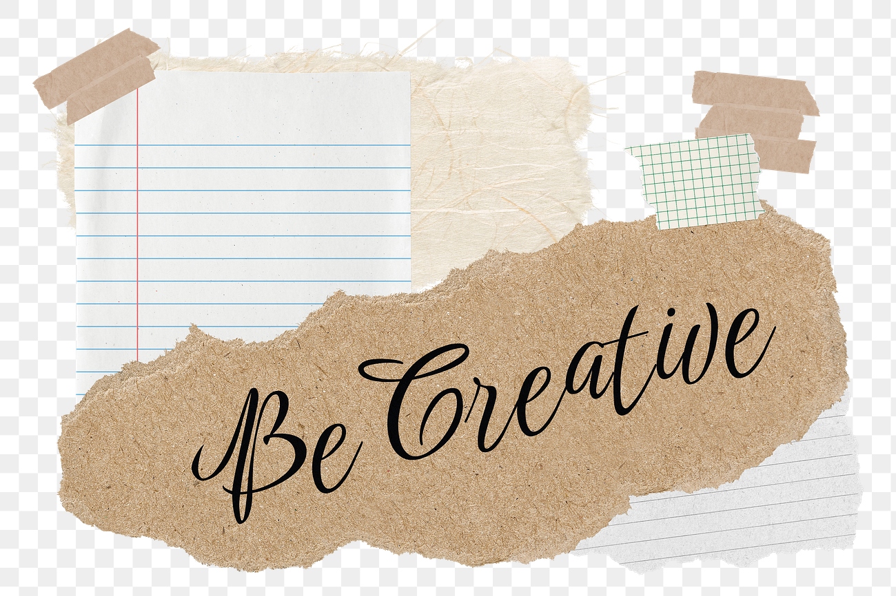 Be creative png word sticker | Free PNG - rawpixel