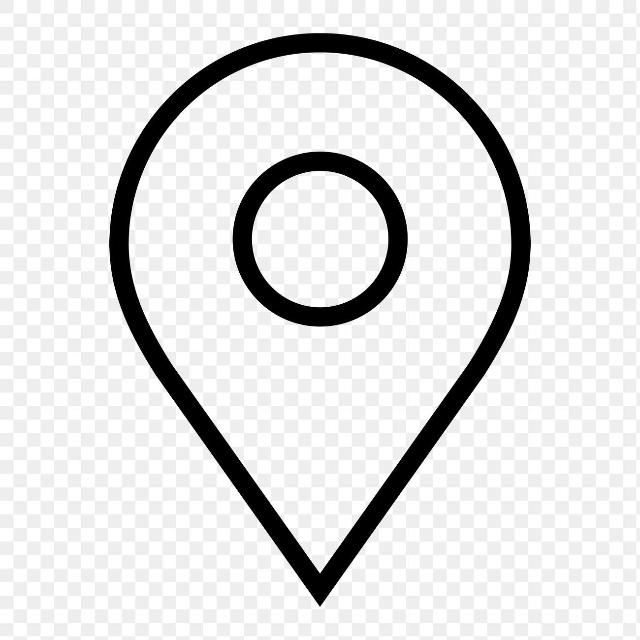 Location pin line png icon | Premium Icons - rawpixel