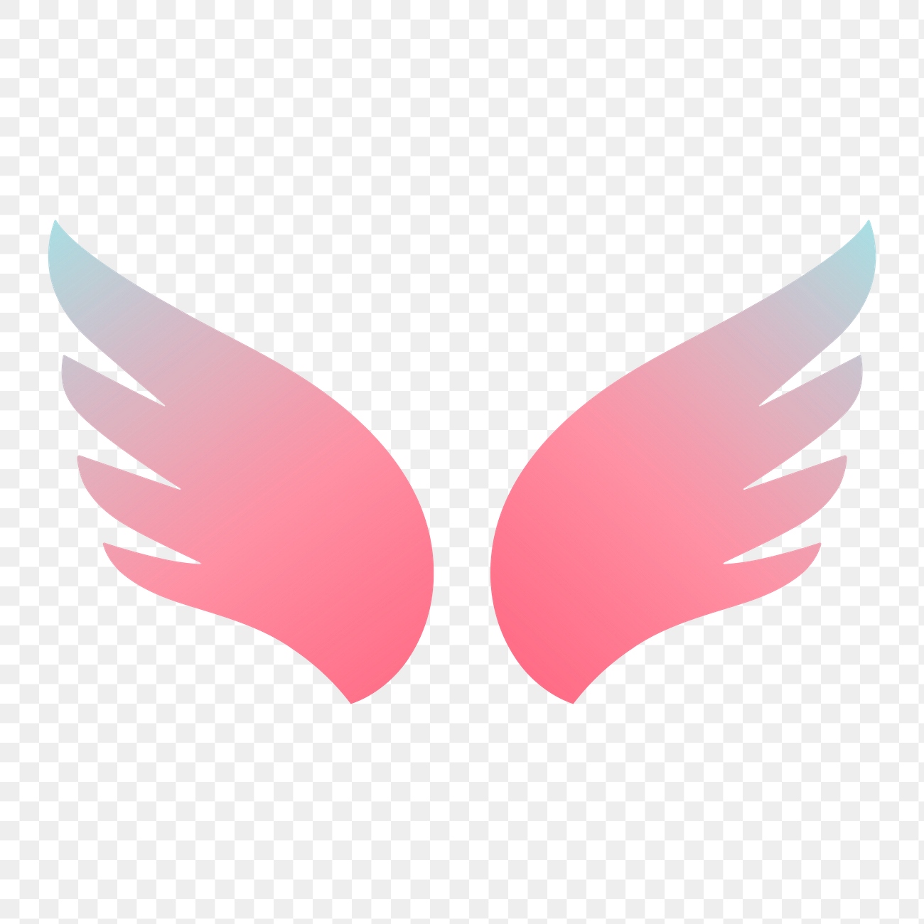 Pink wings png icon sticker, Free Icons rawpixel