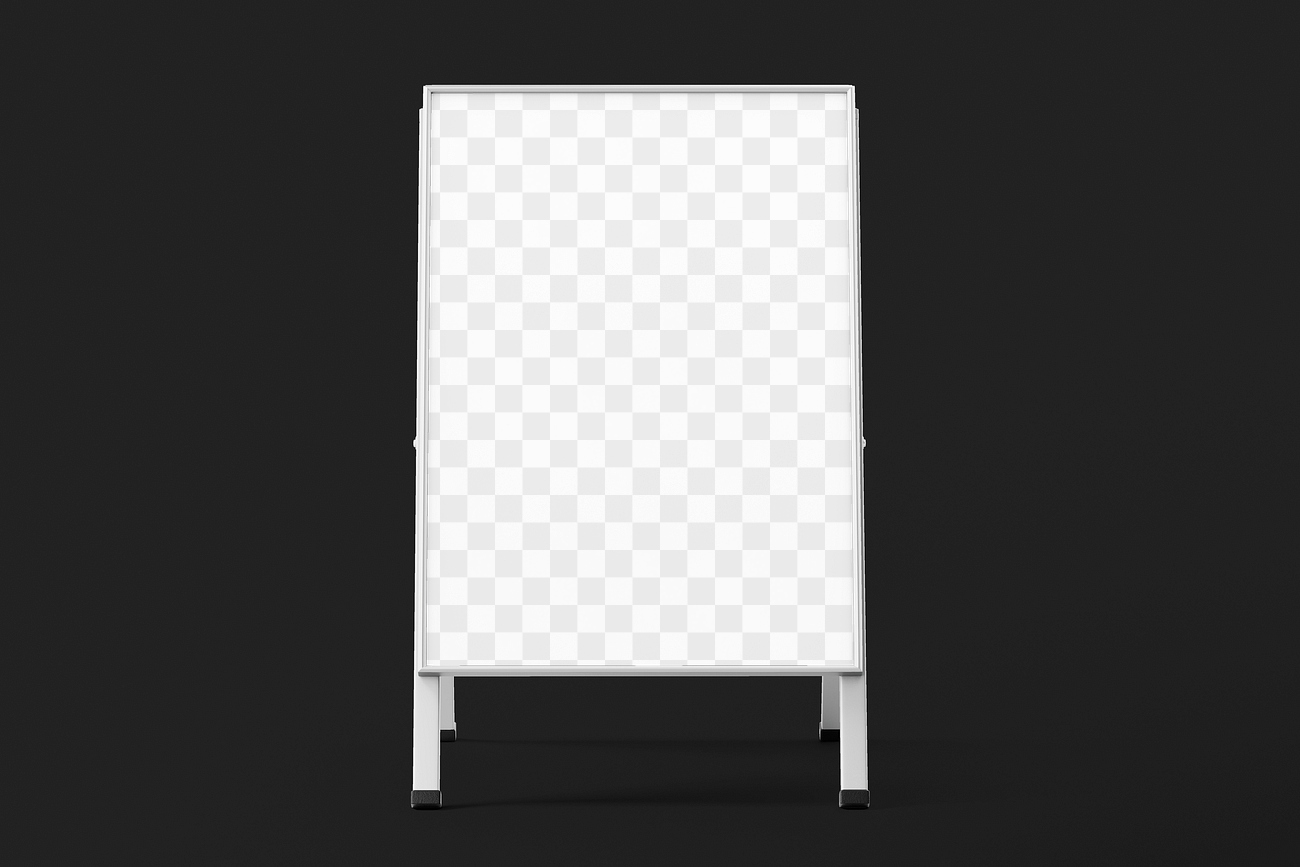 Aframe sign png transparent mockup Premium PNG rawpixel