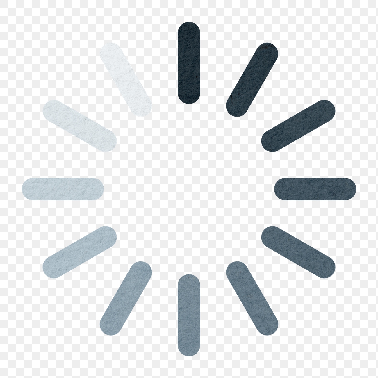 Blue loading icon png sticker, | Premium PNG - rawpixel