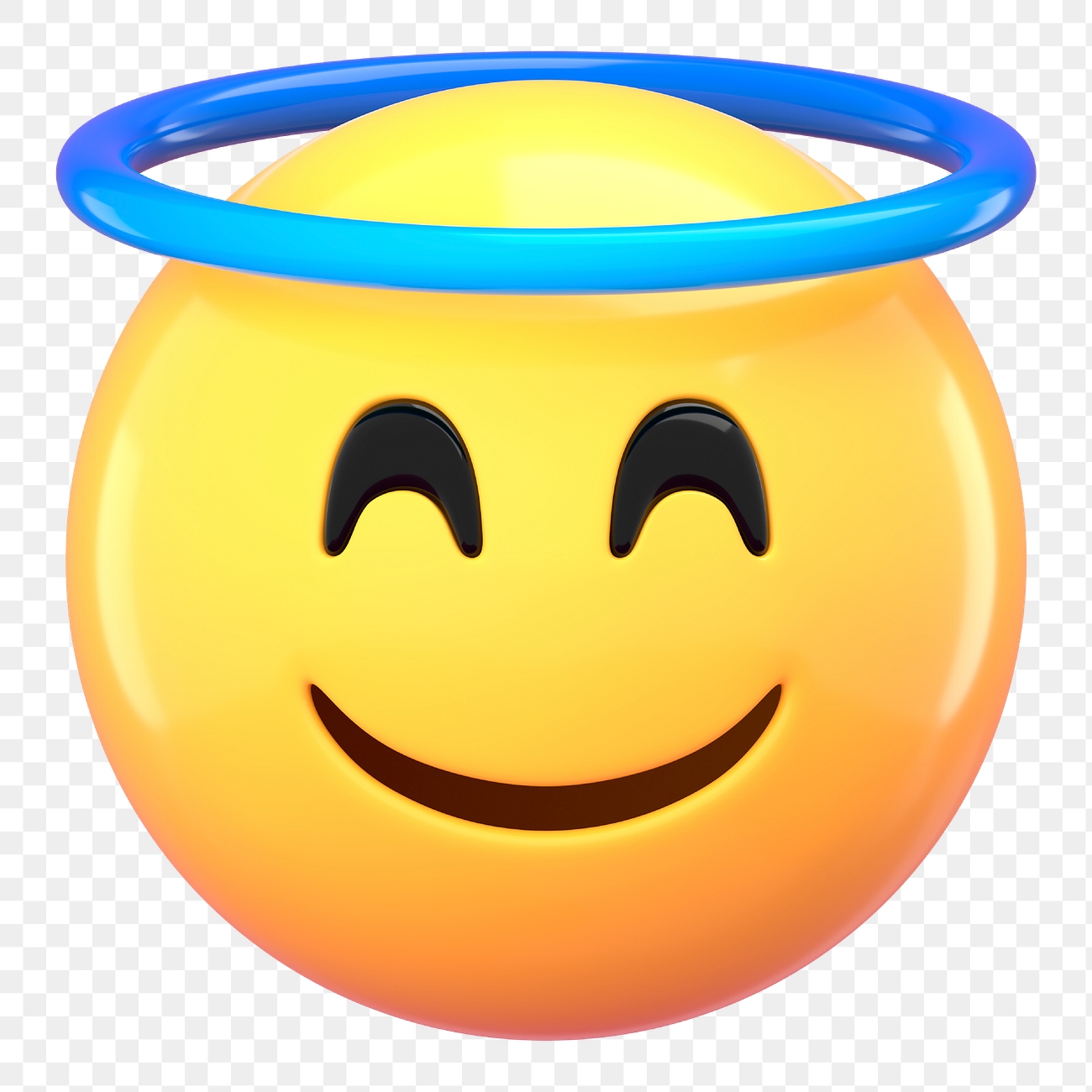 3D angel emoticon png social | Premium PNG - rawpixel