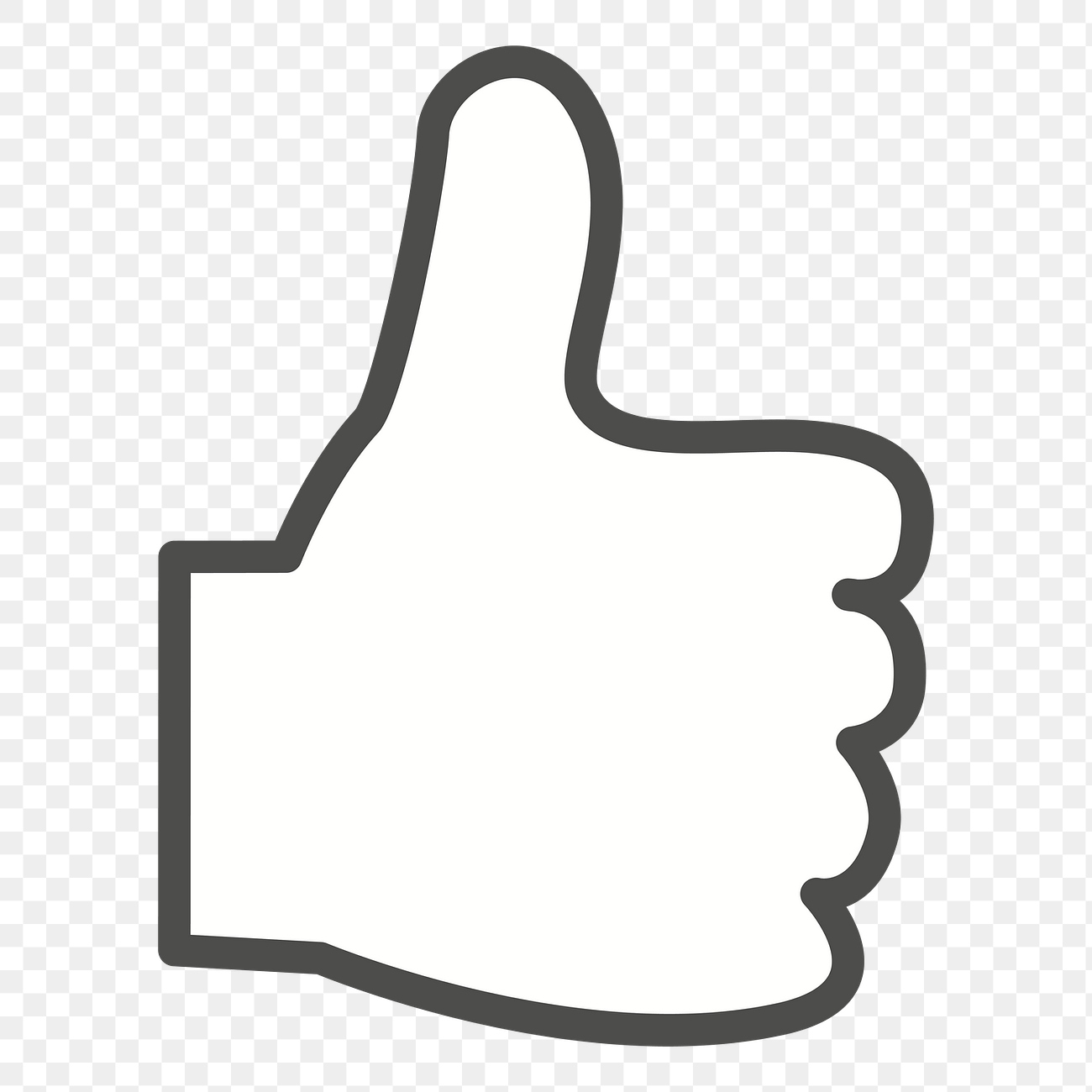 Thumbs png sticker, transparent background. | Free PNG - rawpixel