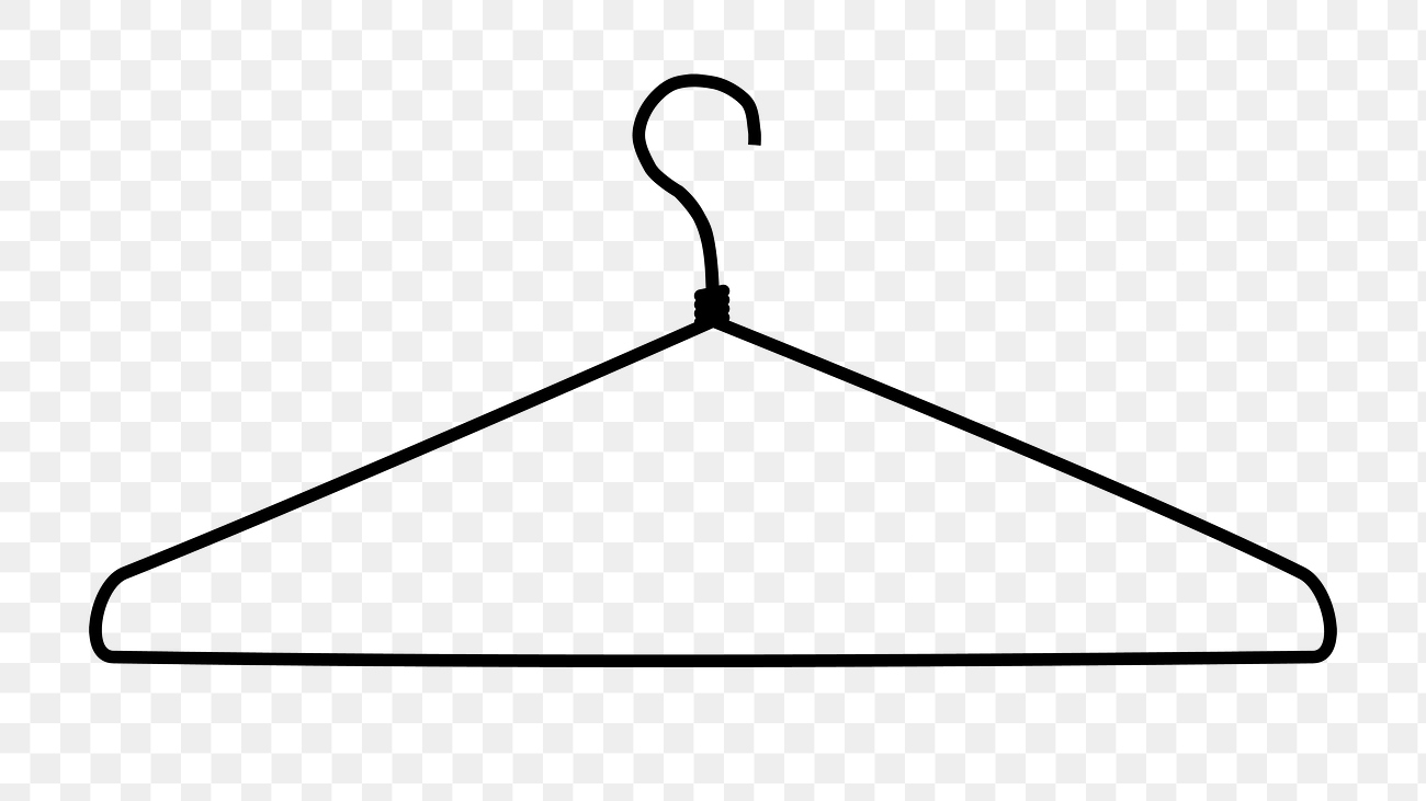 Png wire hanger clipart, transparent Free PNG rawpixel