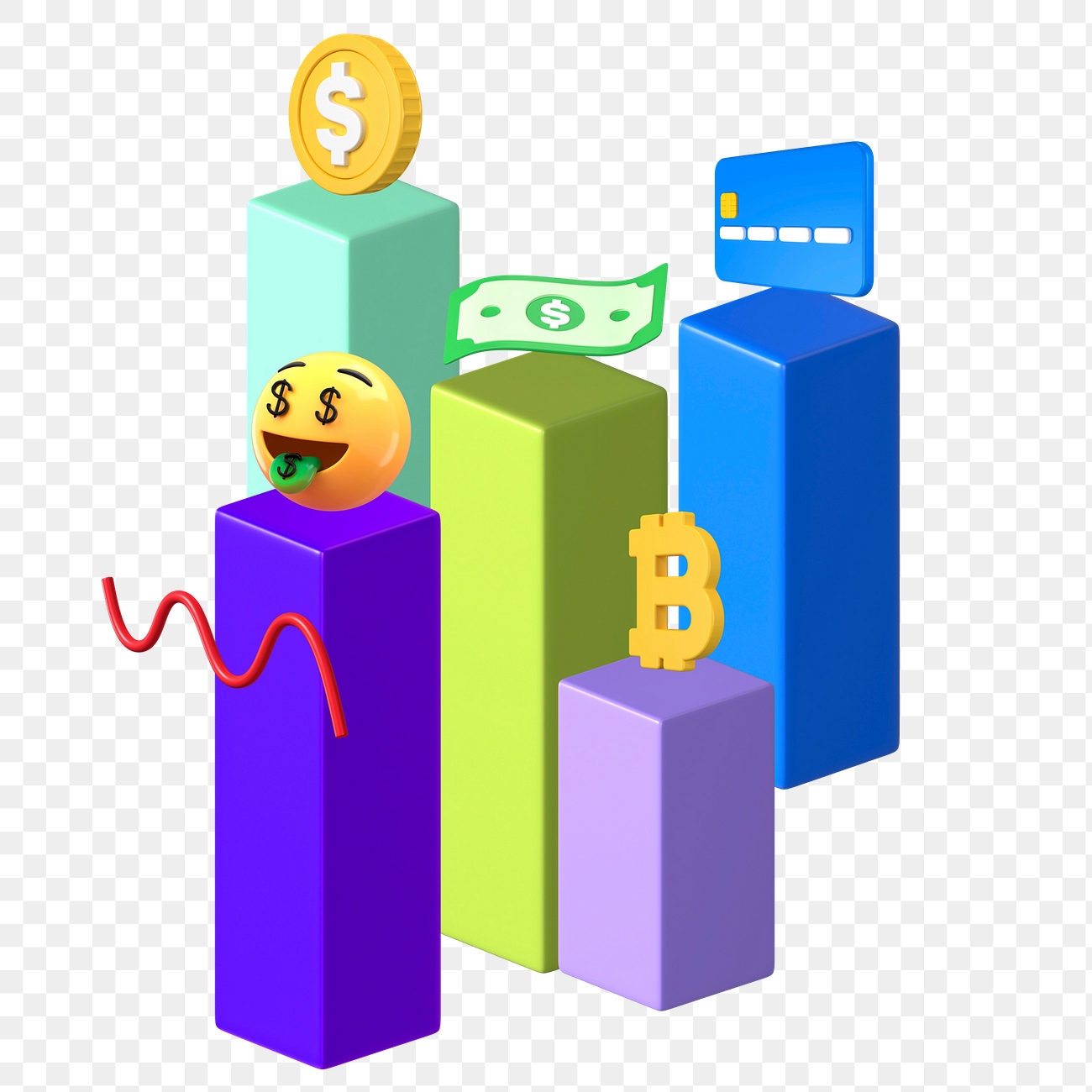 Growing revenue emoticons png sticker, | Premium PNG - rawpixel