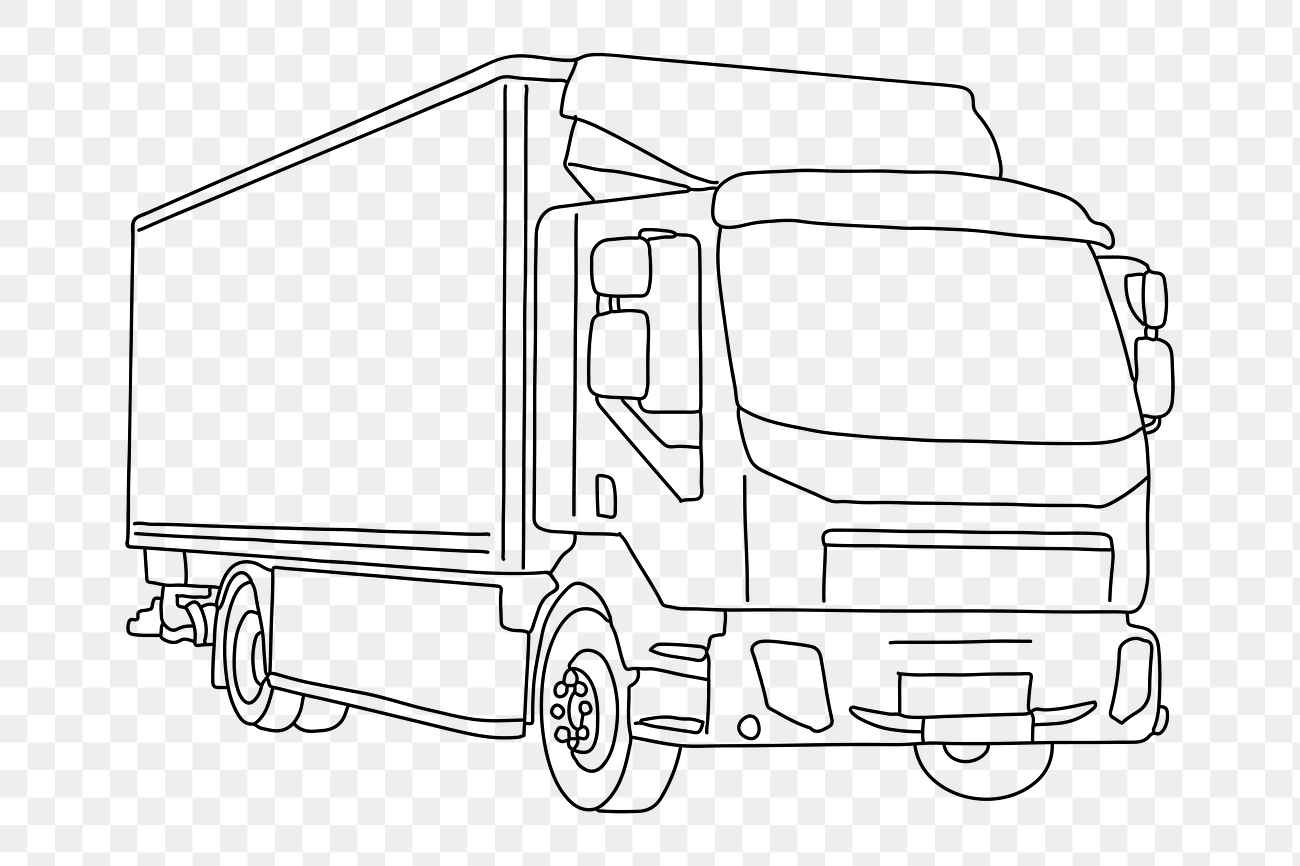 Moving Truck Png, Vehicle Line 