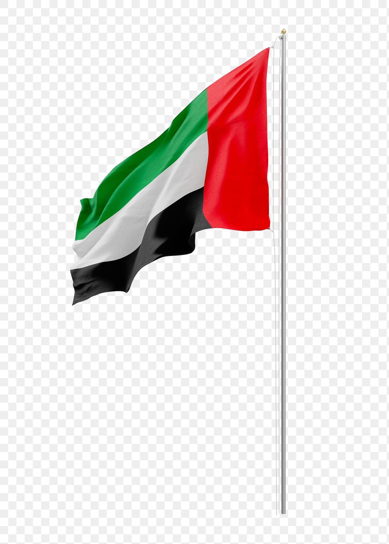 Png flag UAE collage element, | Premium PNG - rawpixel