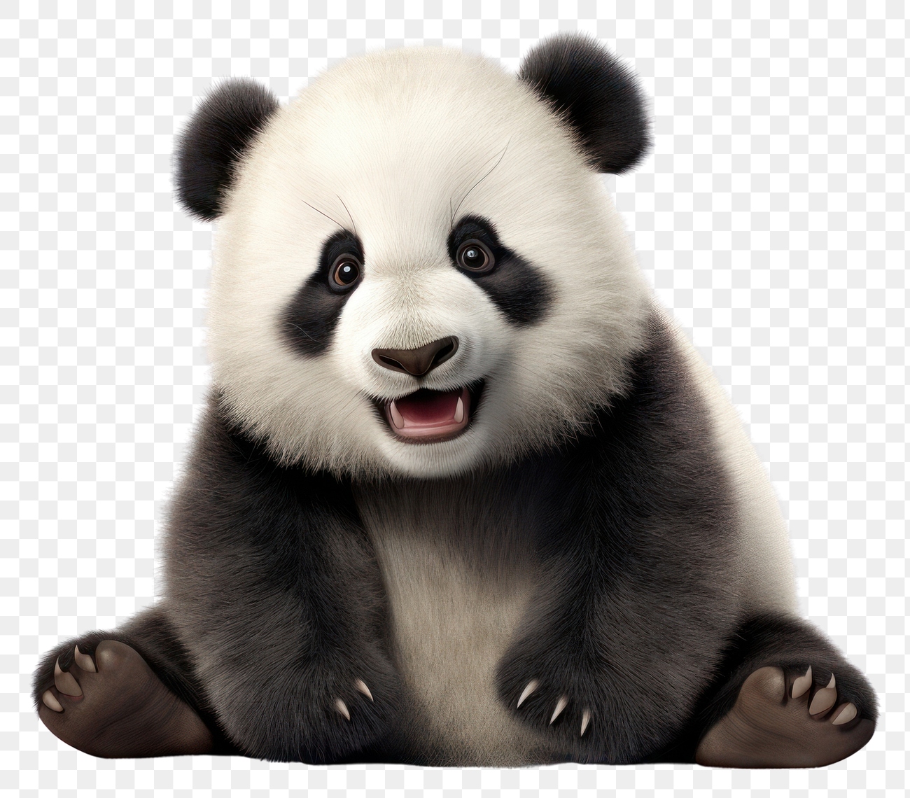 PNG Wildlife mammal animal panda. | Premium PNG - rawpixel