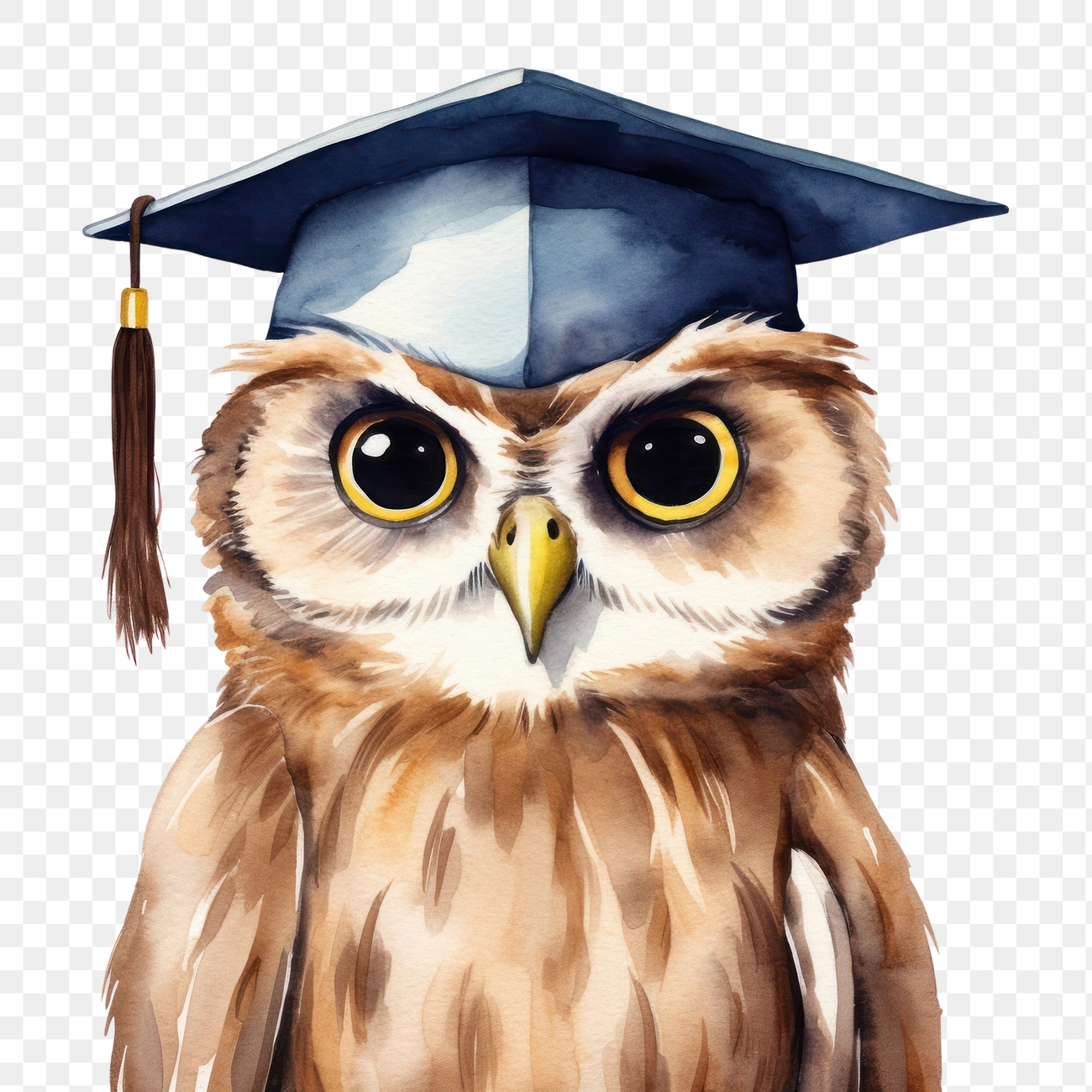 PNG Graduation animal bird owl. | Premium PNG - rawpixel