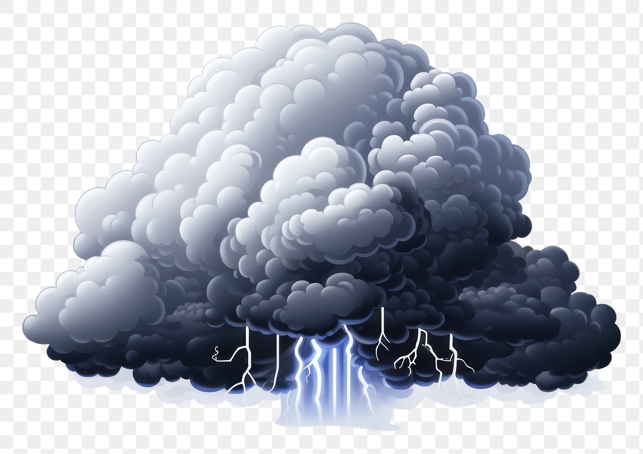 PNG Thunderstorm 2D thunderstorm outdoors | Free PNG - rawpixel