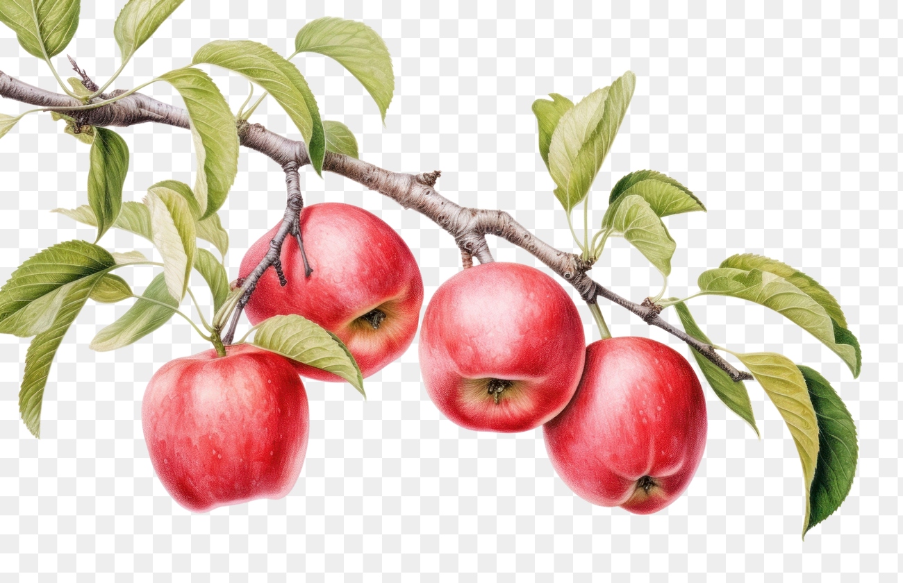 Png Apple Drawing Plant Fruit 