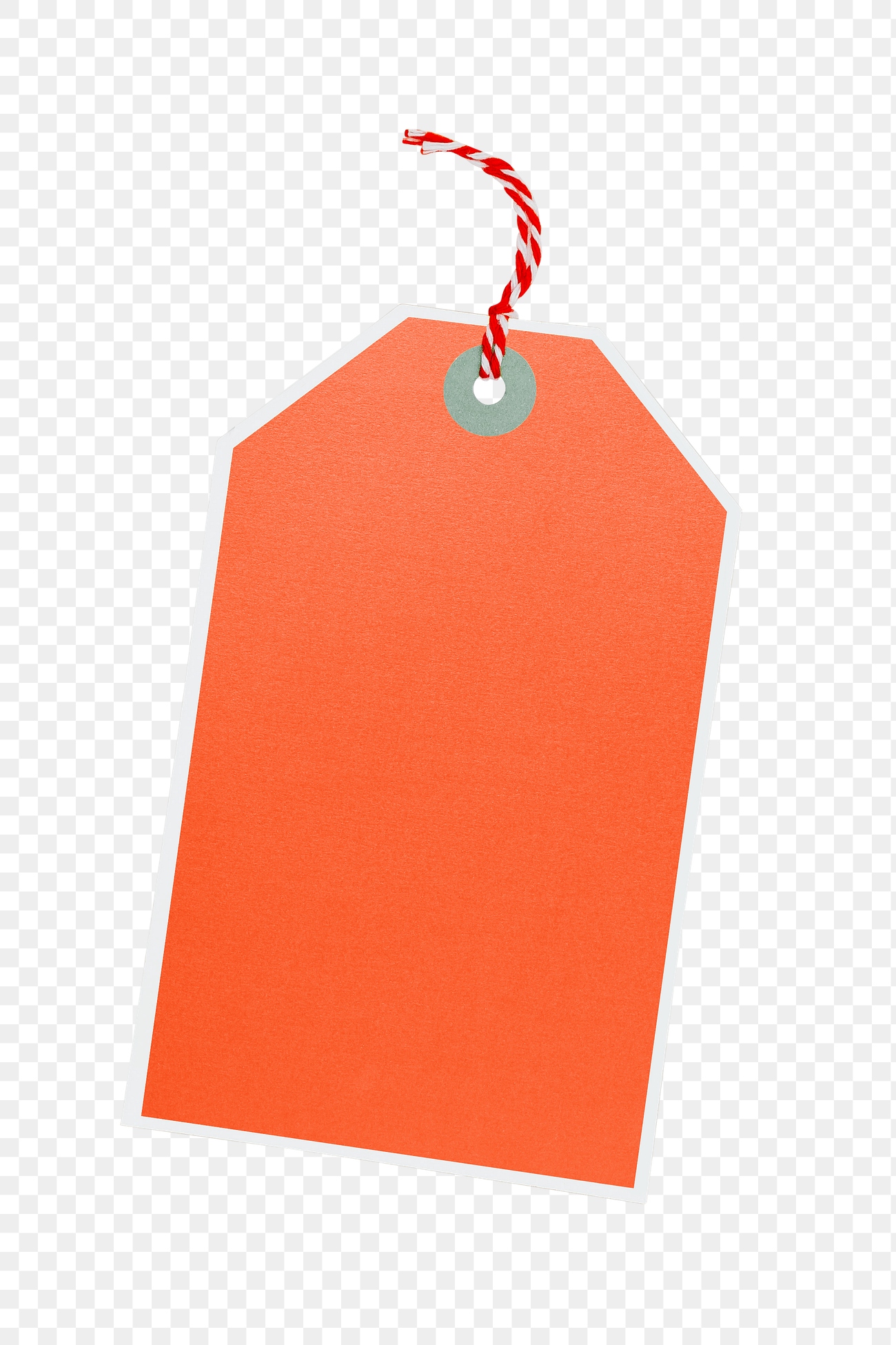Blank gift tag png | Free stock illustration | High Resolution graphic
