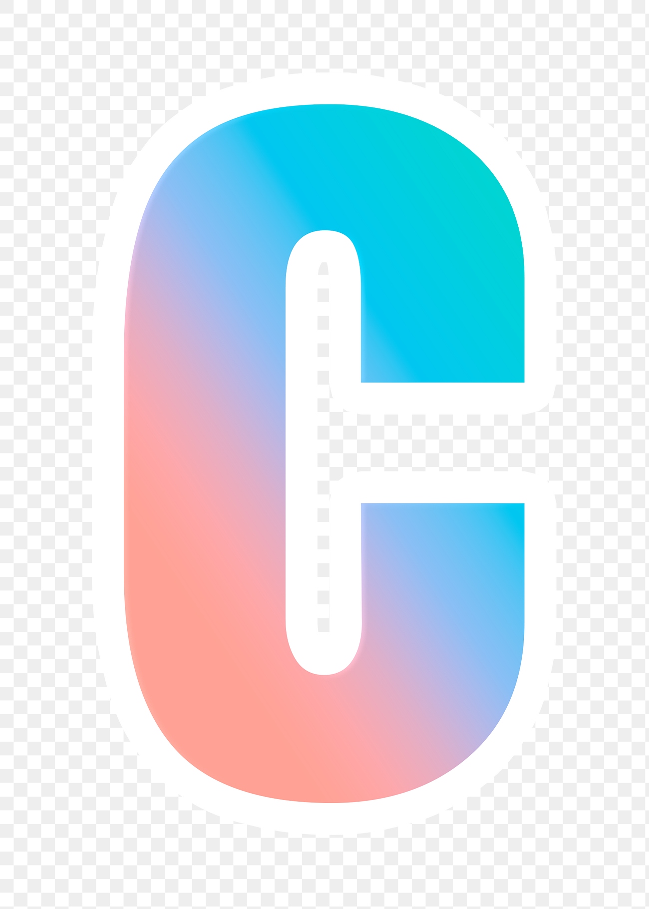 Png font c pastel typeface | Free PNG Sticker - rawpixel