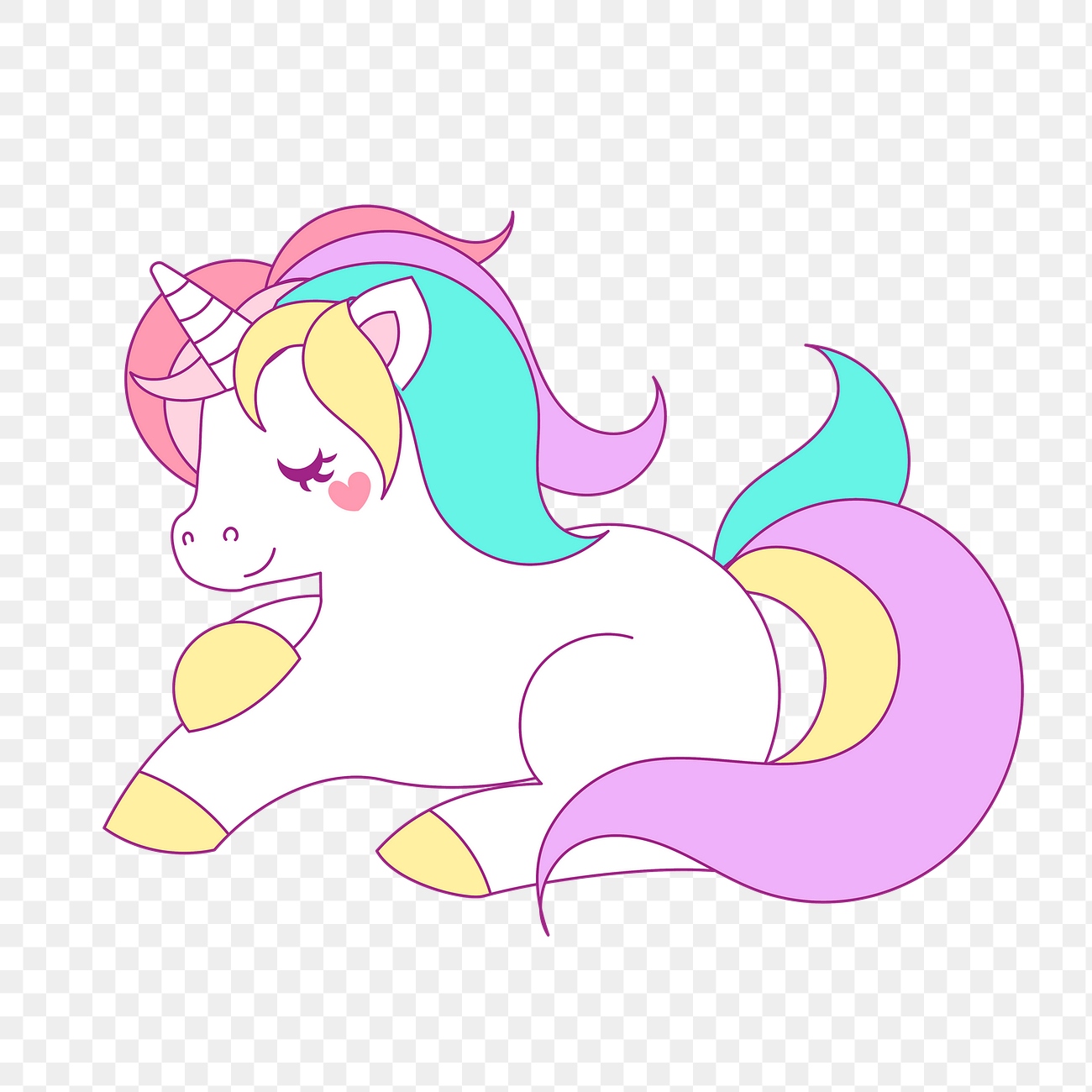 Unicorn png sticker, fantasy creature | Free PNG - rawpixel