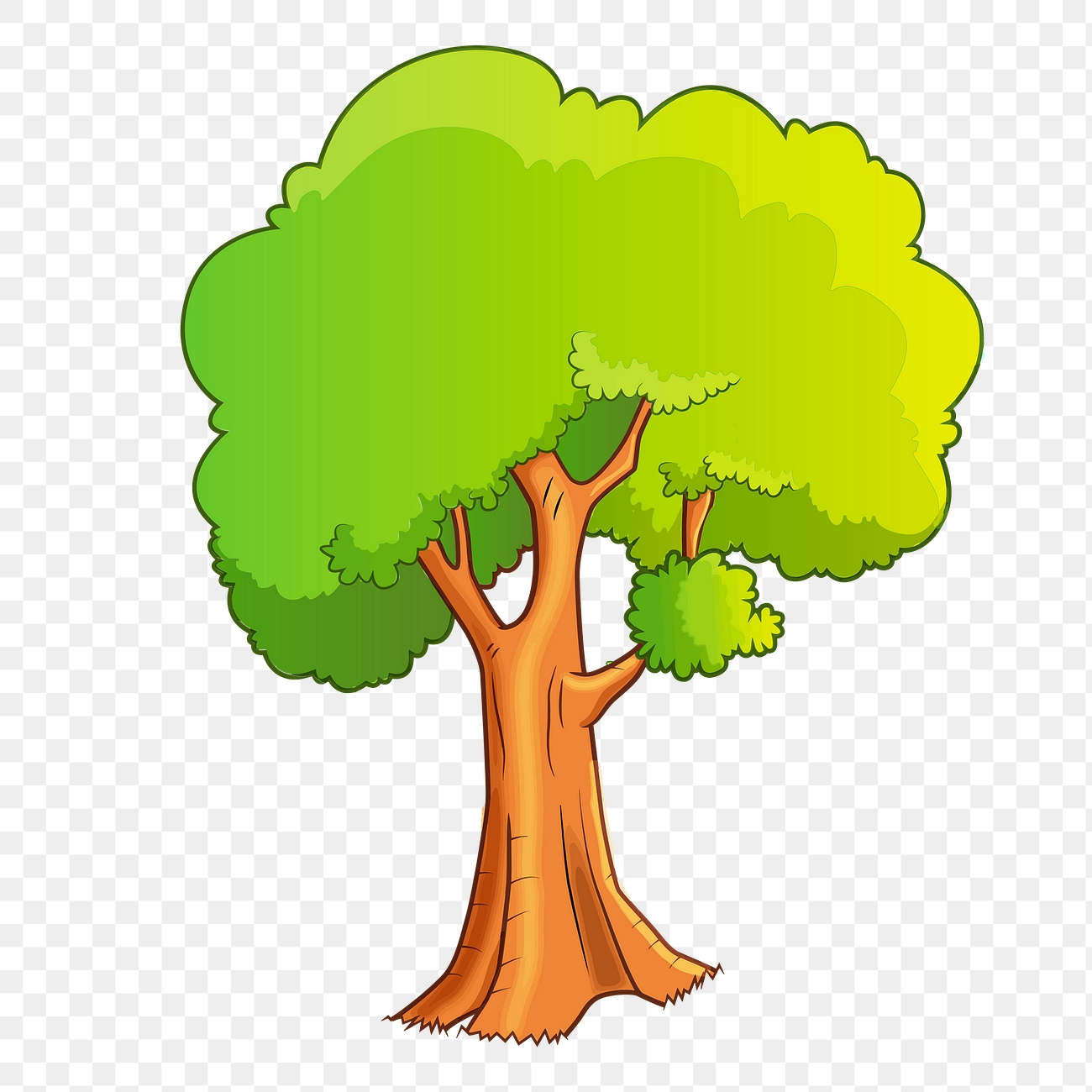 Large tree png sticker illustration, | Free PNG - rawpixel