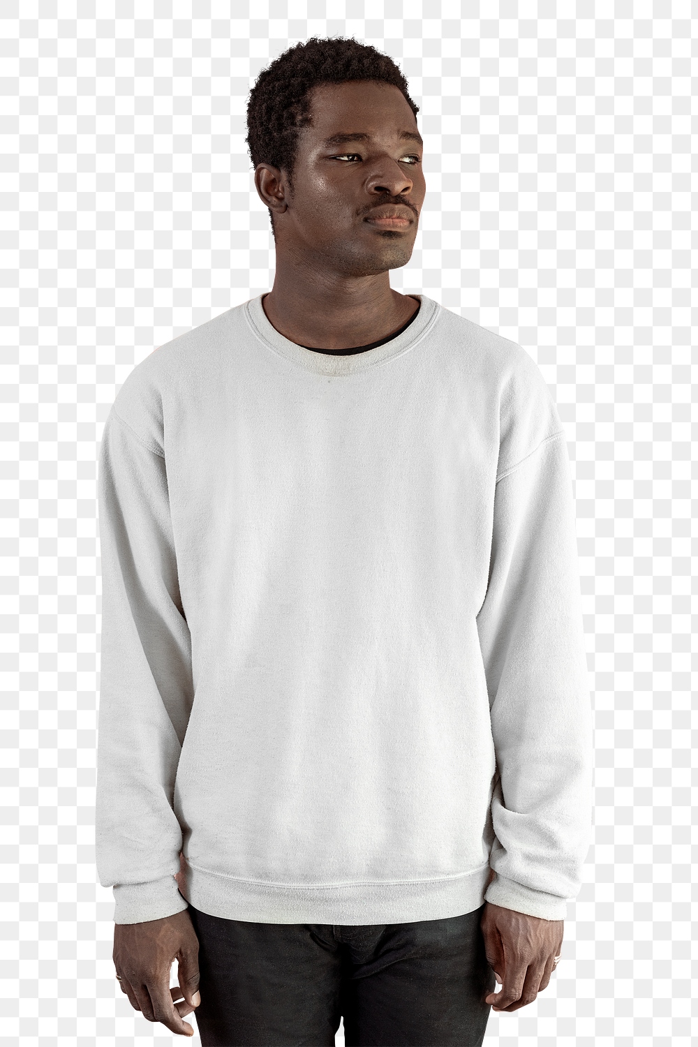 Men's sweater png mockup minimal | Premium PNG Sticker - rawpixel