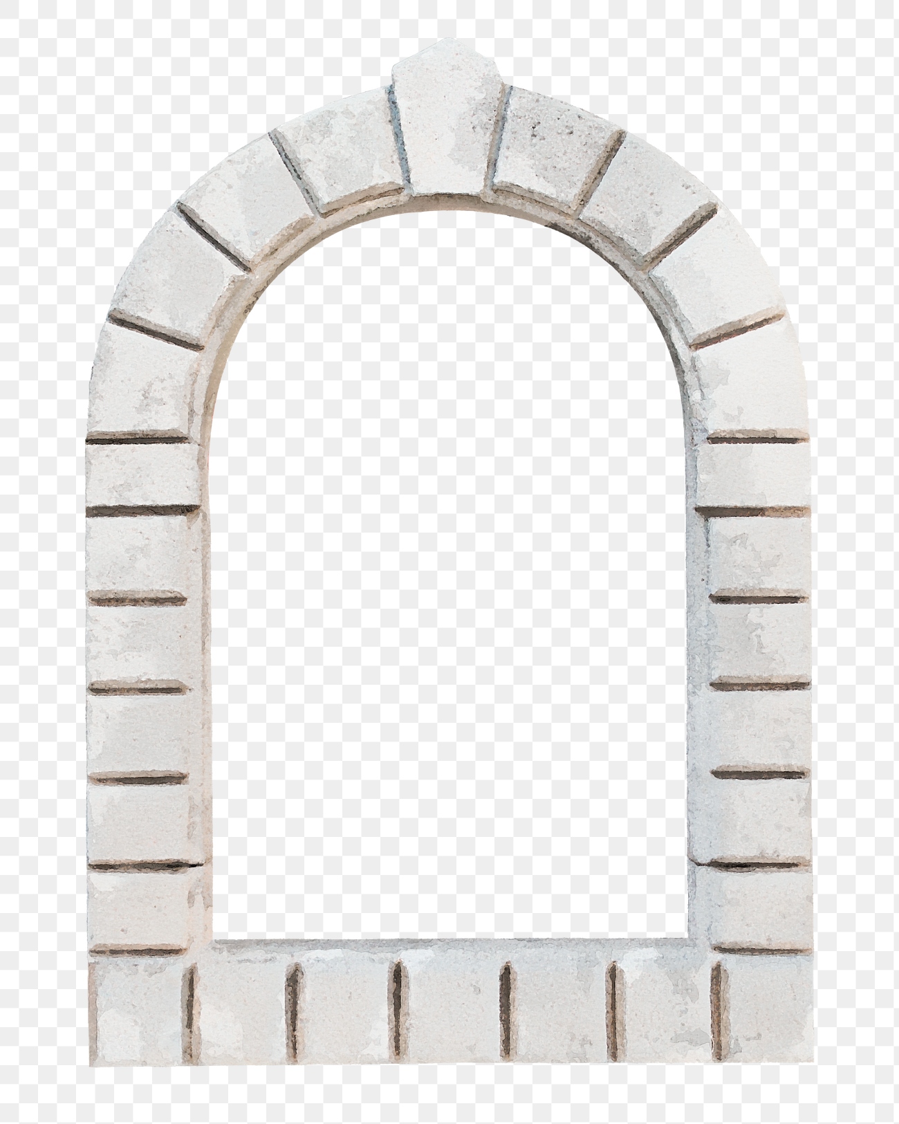 Arched window png frame clipart, | Free PNG - rawpixel