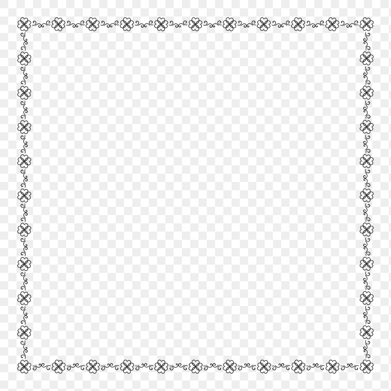 Vintage ornamental patterned decorative frame | Free PNG - rawpixel