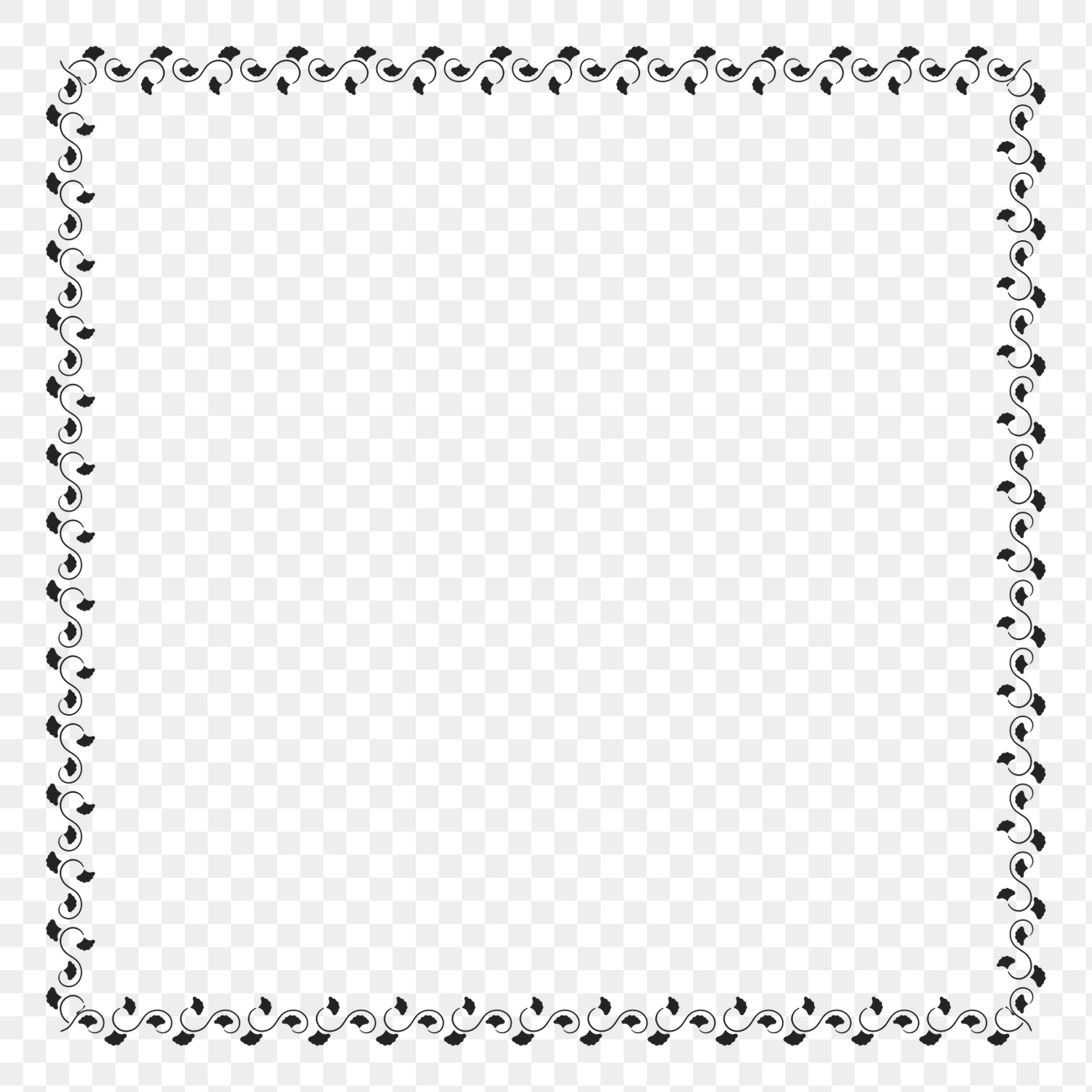 Vintage ornamental patterned decorative frame | Premium PNG - rawpixel