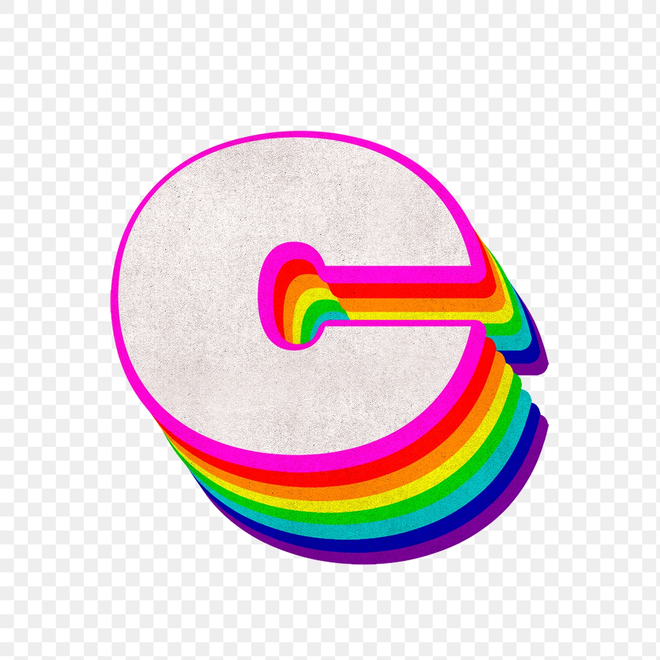 Png alphabet c 3d vintage | Free PNG Sticker - rawpixel