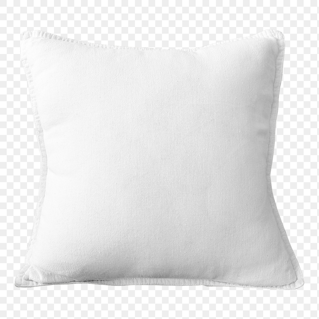 White pillow cushion png mockup | Premium PNG Sticker - rawpixel