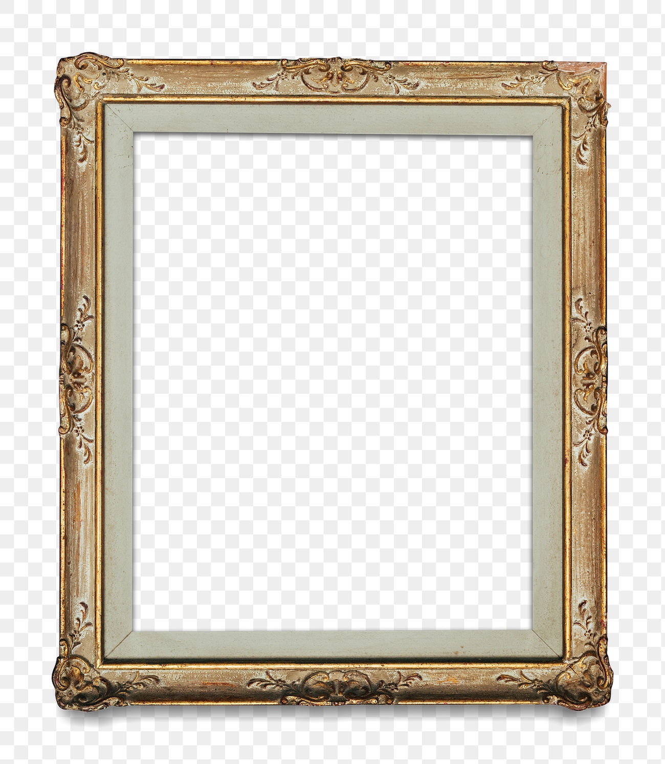 Gold picture frame transparent png | Premium PNG - rawpixel