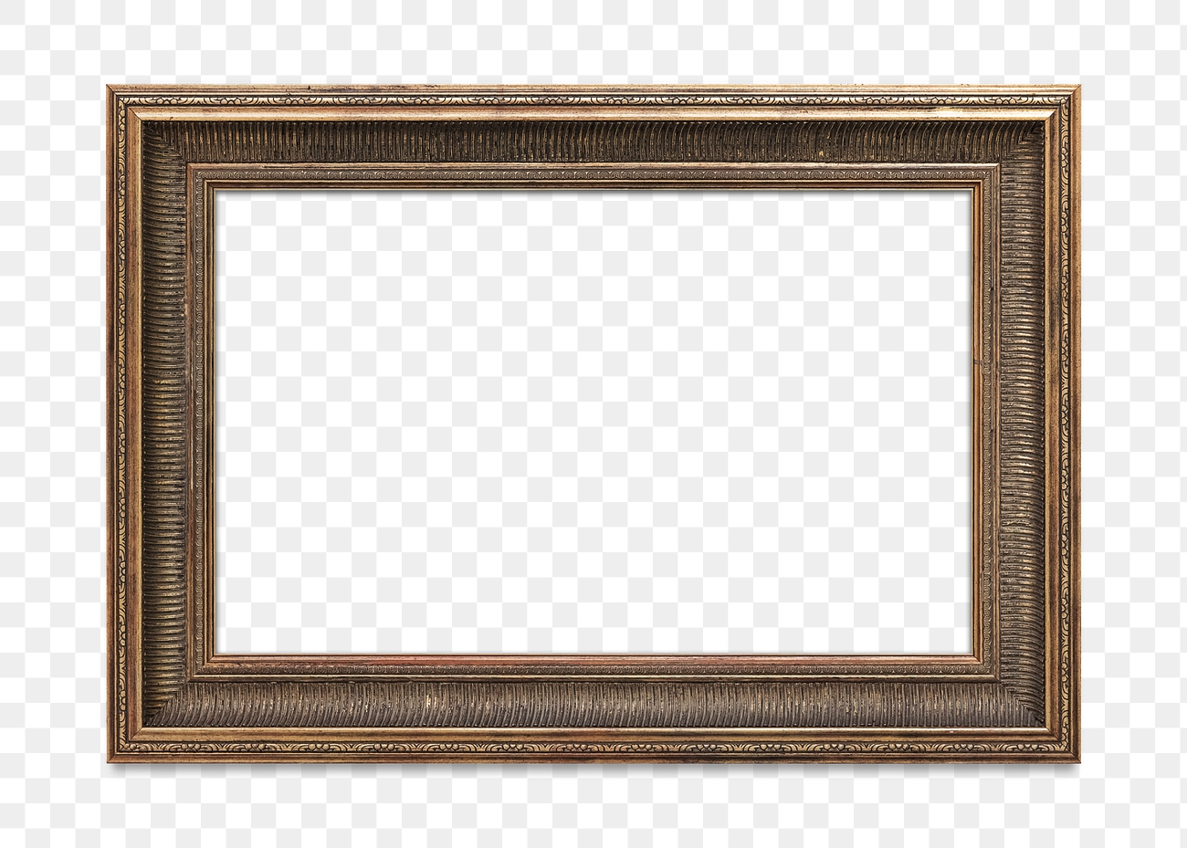 Bronze picture frame transparent png Free PNG Mockup rawpixel