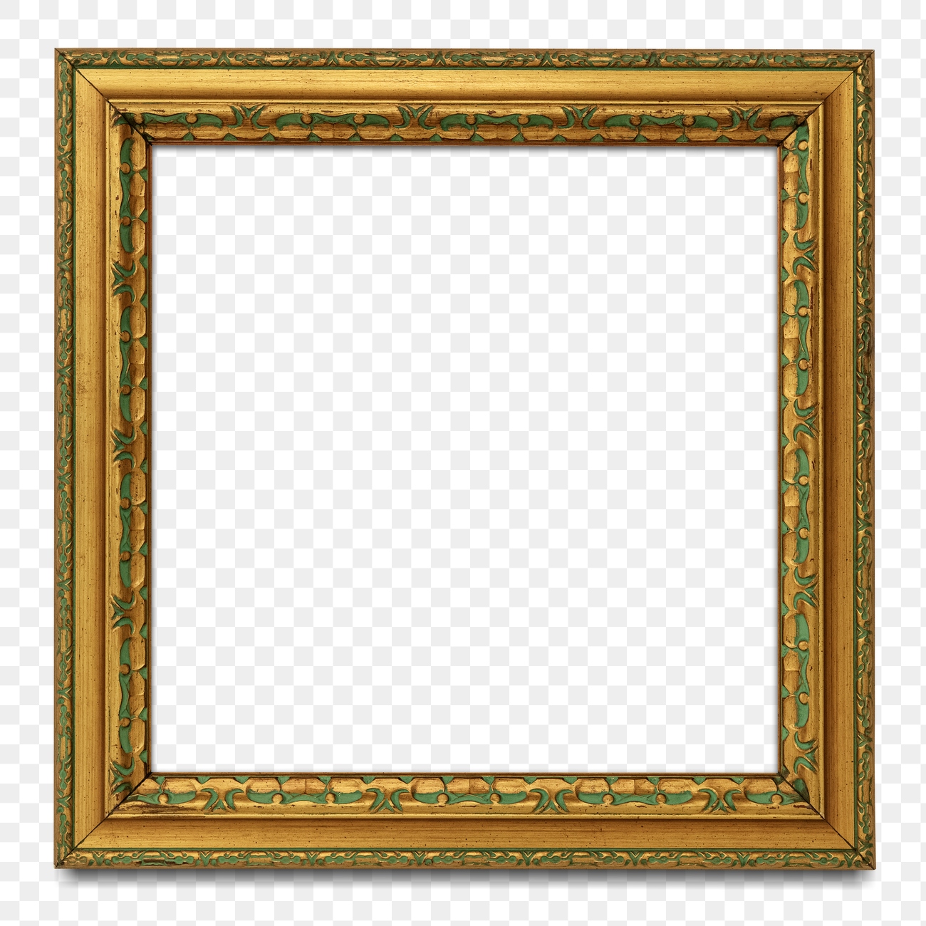 Gold picture frame transparent png | Premium PNG - rawpixel