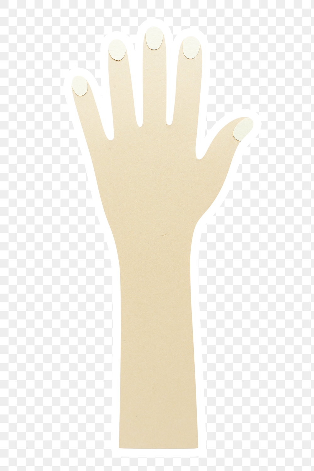 Nude Hand And Arm Paper Premium PNG Sticker Rawpixel